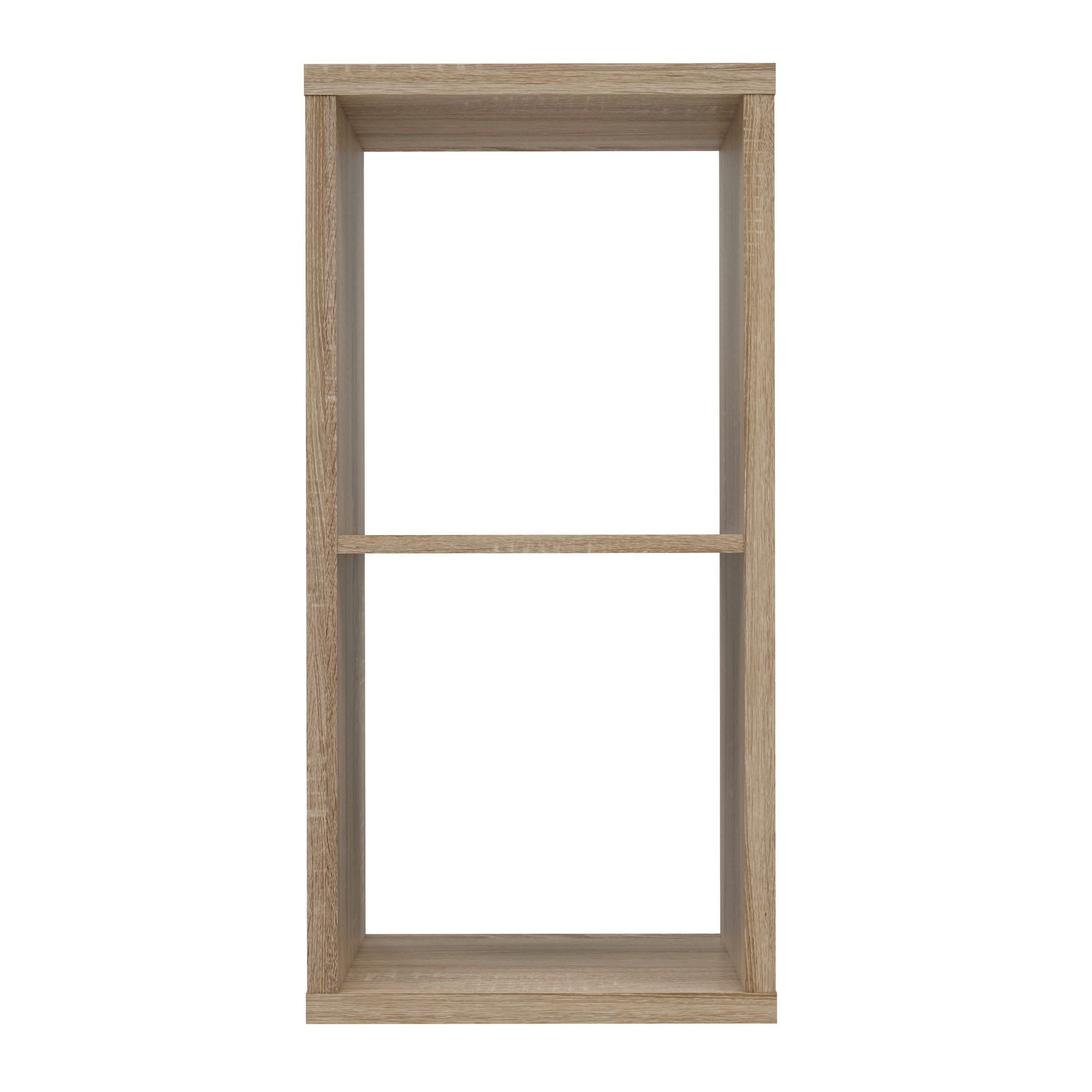 FORTE Raumteilerregal in Sonoma Eiche Dekor - 39,5x72,8x32,9cm (BxHxT)