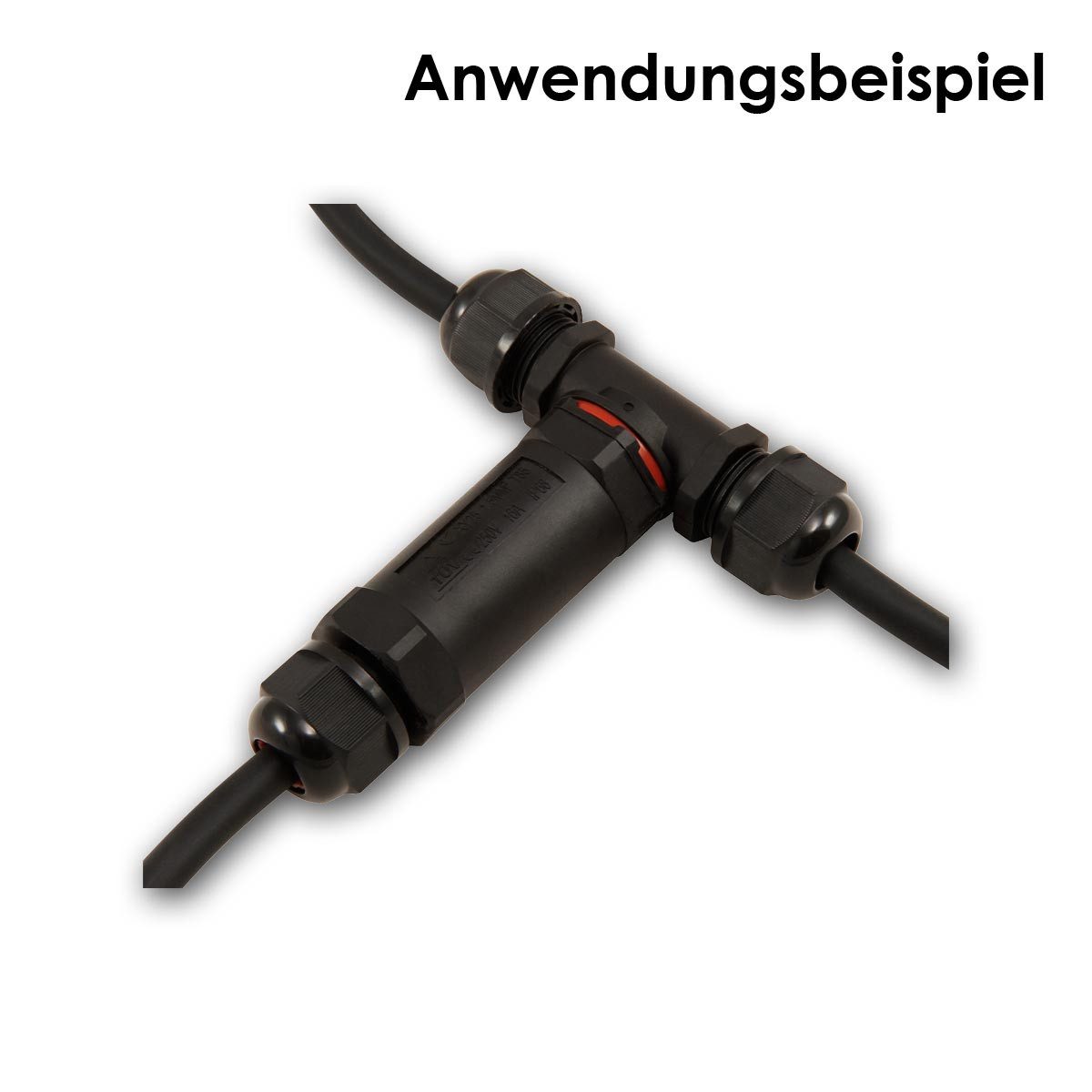 McPower Kabelverbinder-Sortiment Kabelverbinder, IP68, 5-polig, für 3 Kabel 1,5mm²