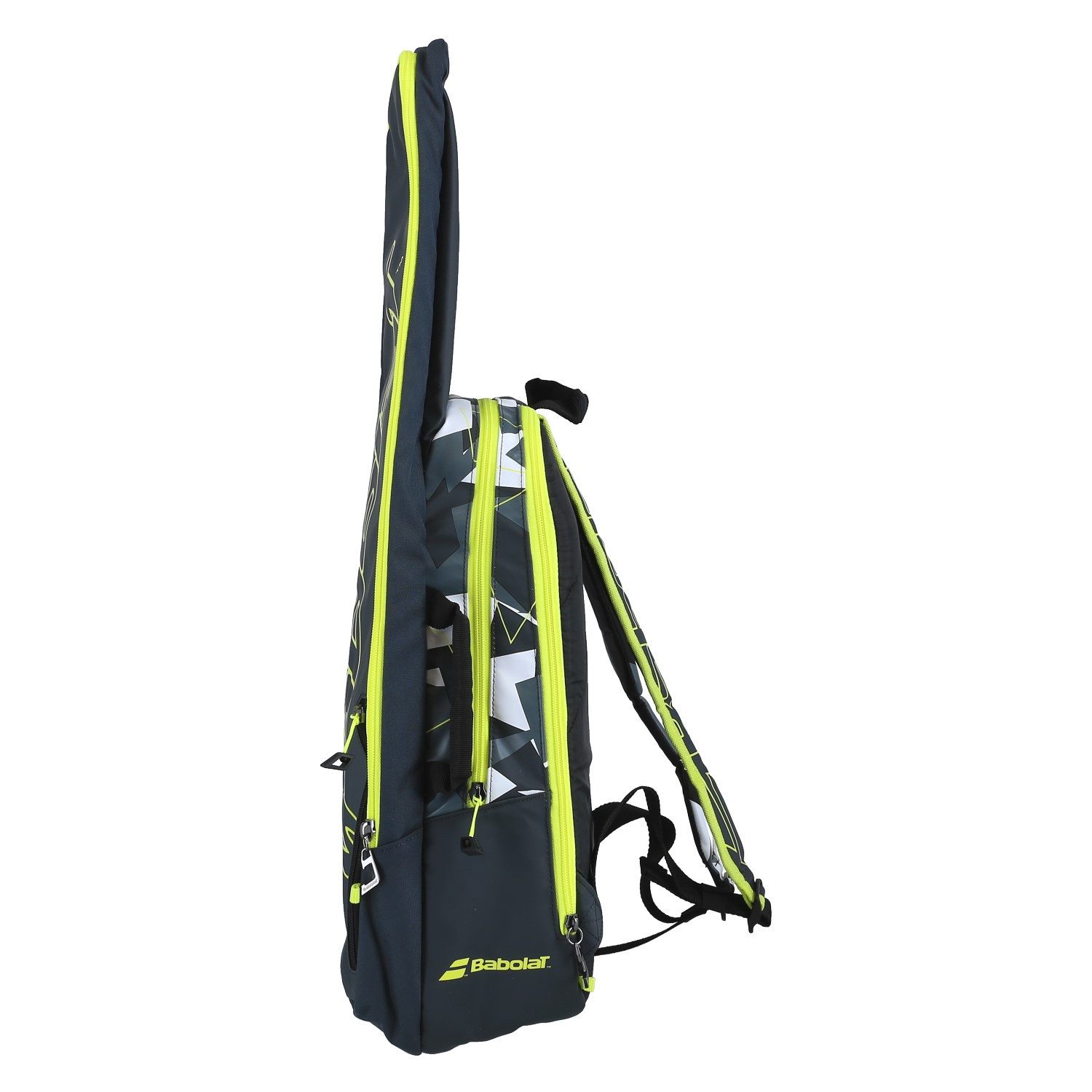 Babolat Tennisrucksack Pure Aero (Haupt- und Schlägerfach, thermoisoliert) grau/gelb/weiss