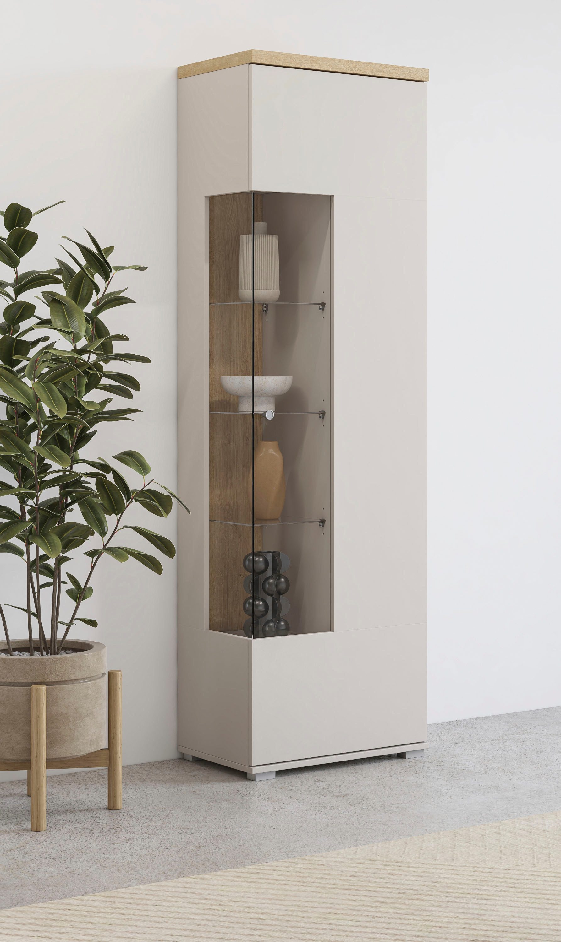 Home affaire Vitrine Serio Breite 55 cm