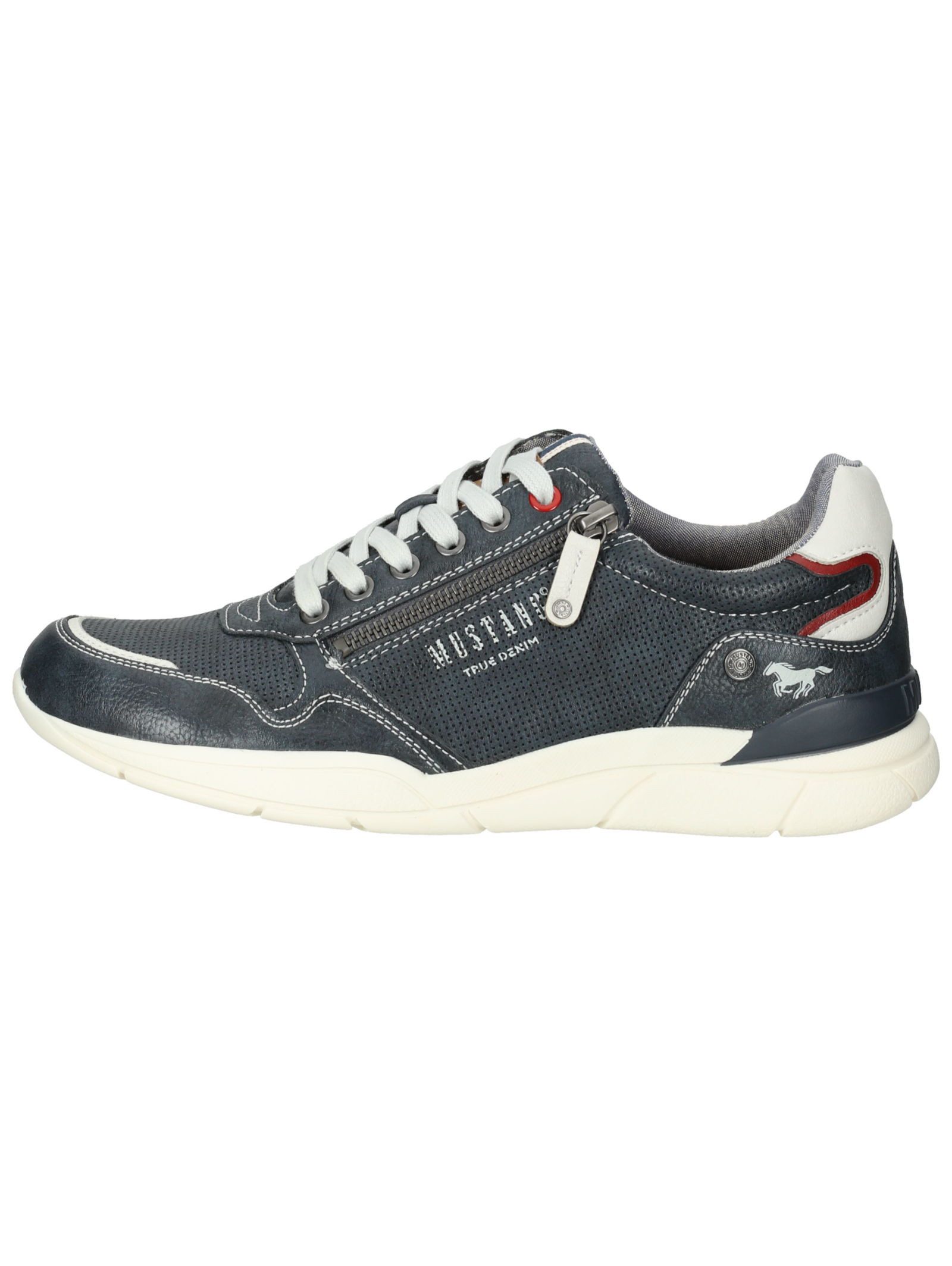 MUSTANG Halbschuhe Lederimitat Schnürschuh günstig online kaufen