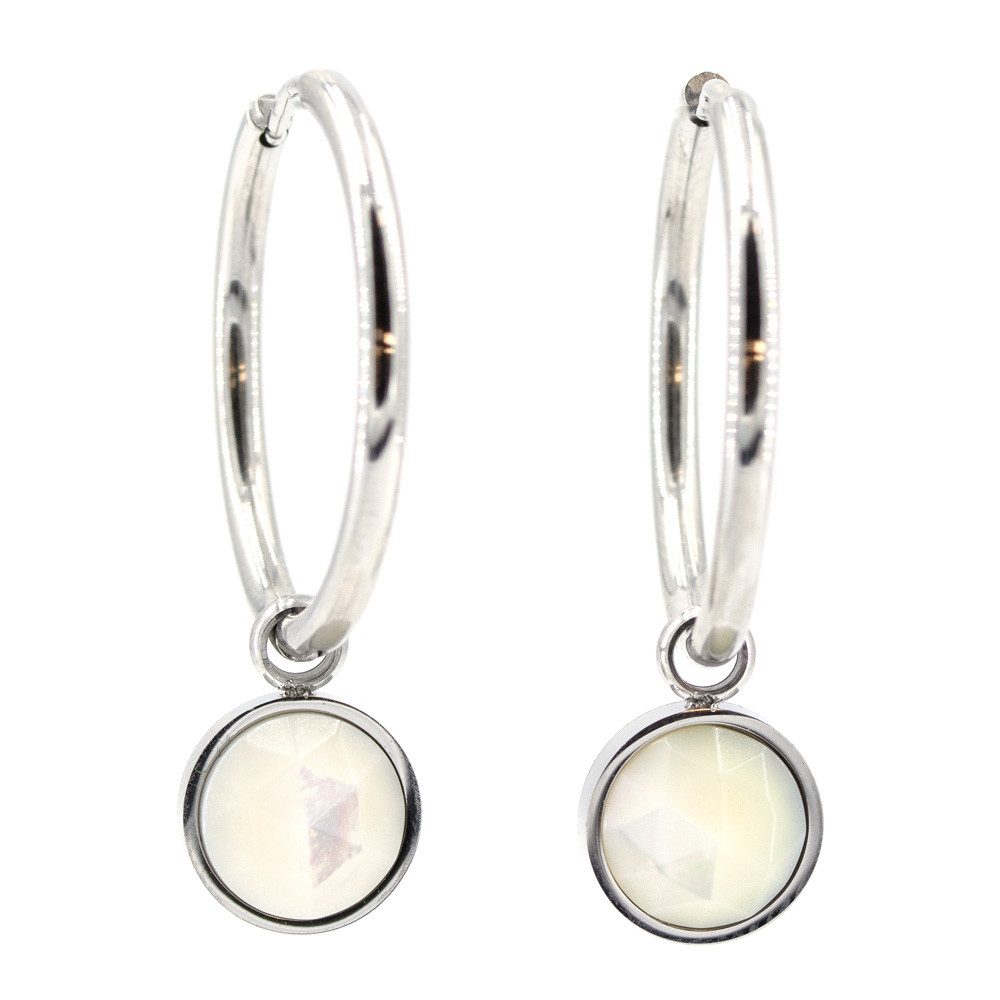 Sergio Engel Ohrring-Set Beach Ohrring 02 (Set aus Creole und Anhänger, 4-tlg., Set)