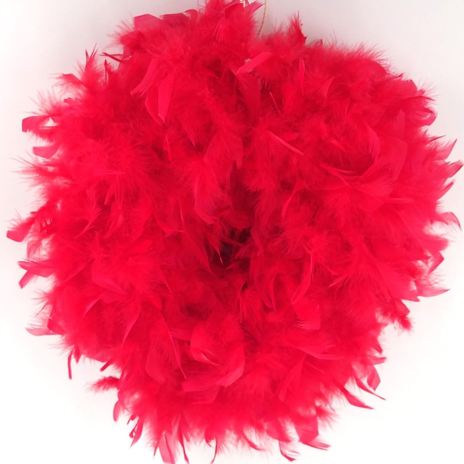 CreaFlor Home Dekokranz Federn, Handgefertigt