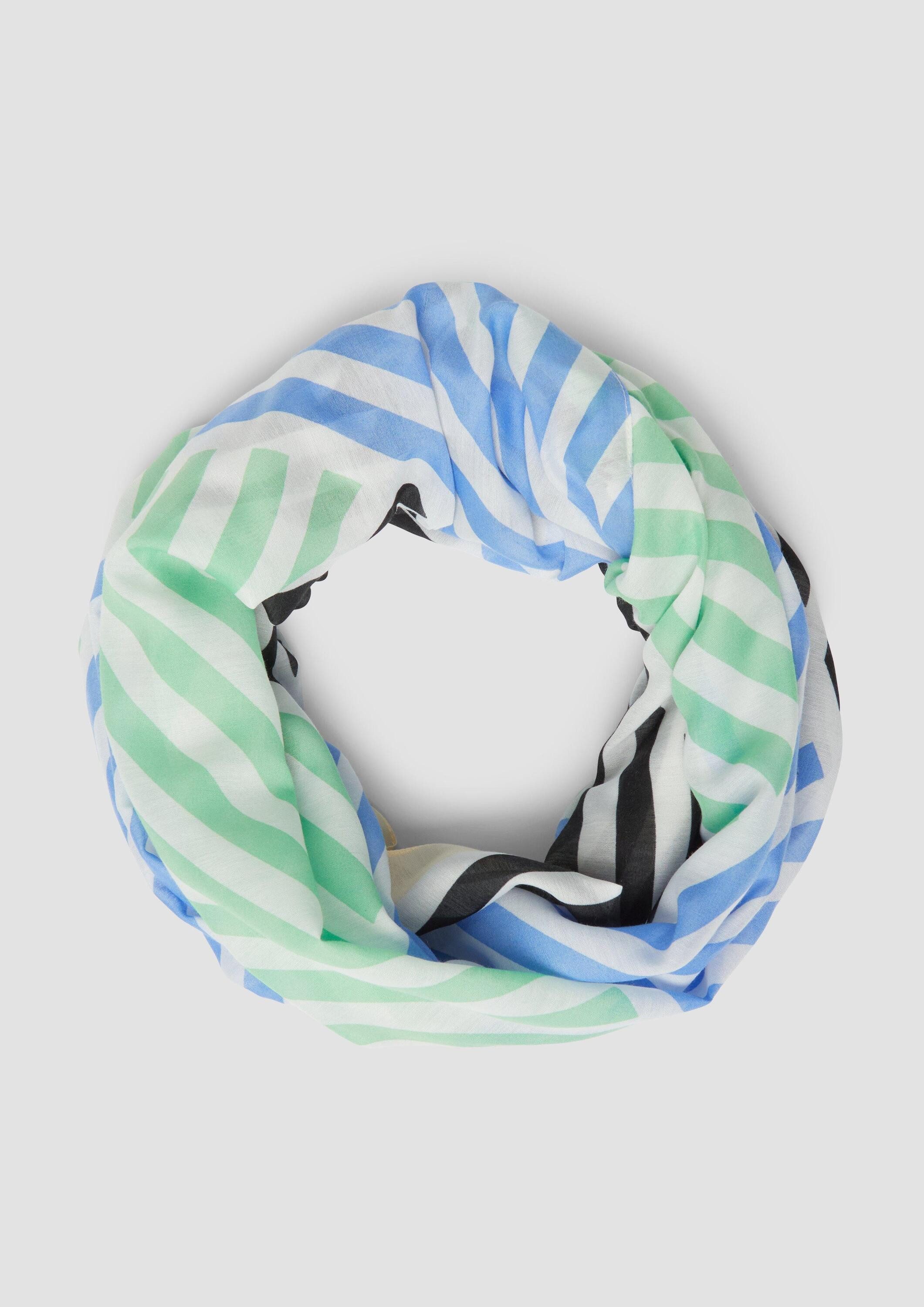 s.Oliver Loop Snood, Gestreifter Loop-Schal