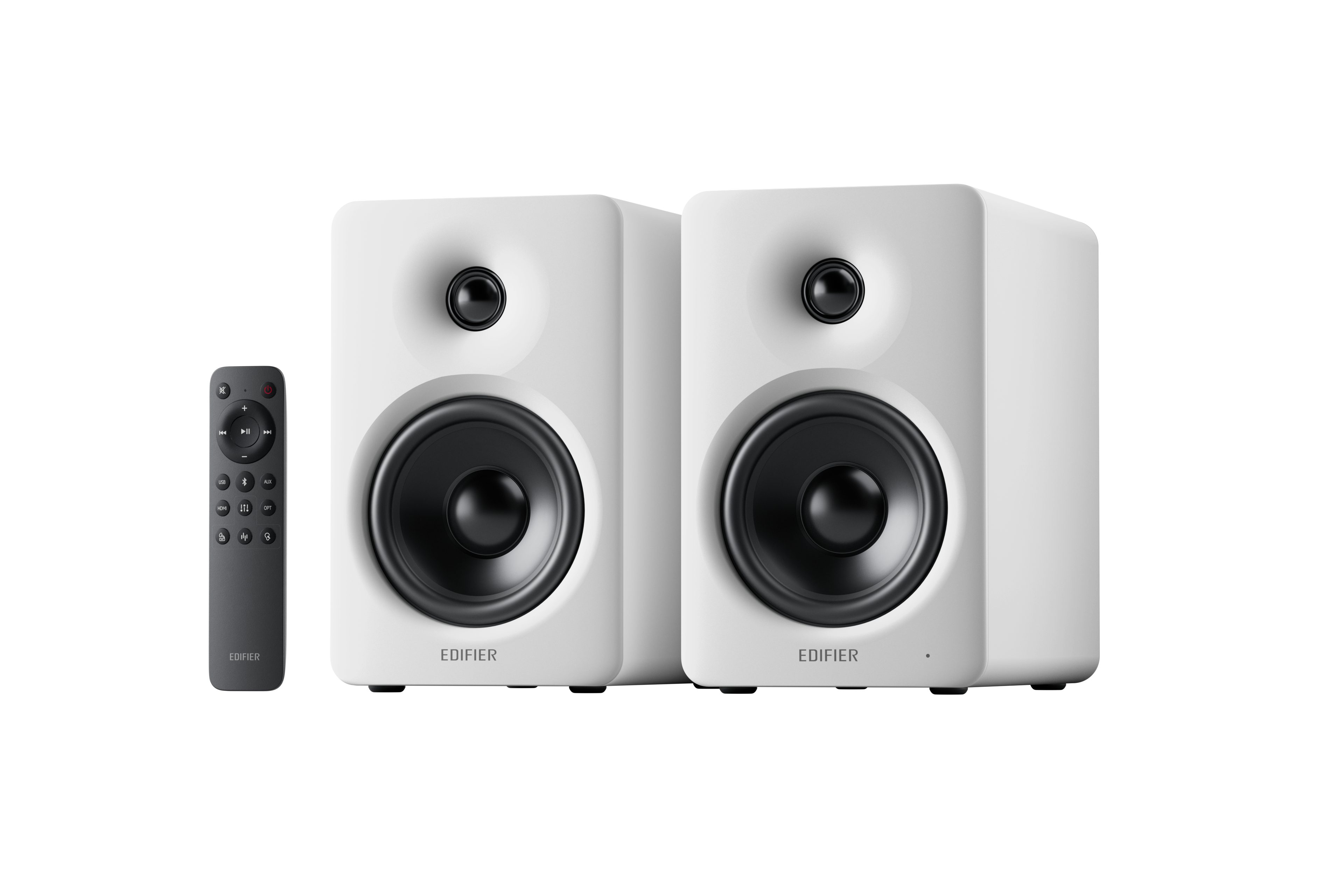 Edifier® M90 PC-Lautsprecher 2.0 (LDAC, Bluetooth 6.0, 100 W, Bluetooth, Hi-Res Audio, LDAC, HDMI eARC, USB-C, AUX-IN)