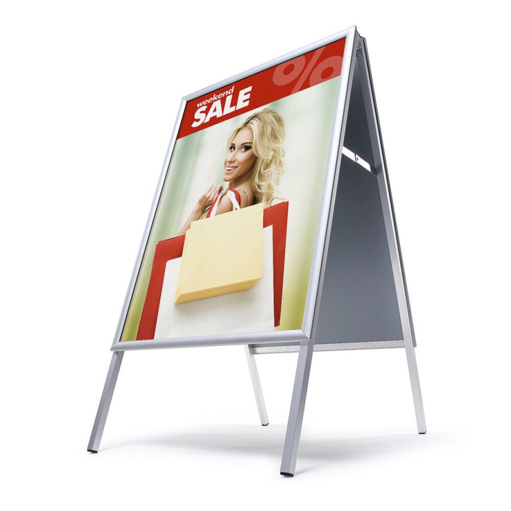Einzelrahmen Showdown Displays Kundenstopper Indoor 50x70 25mm Gehr.