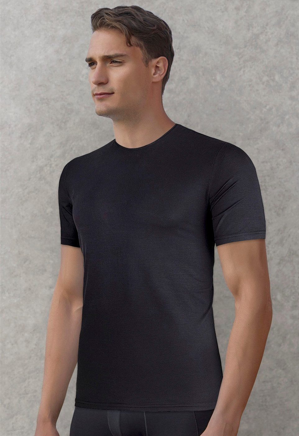DOREANSE T-Shirt Herren Premium Basic Top günstig online kaufen