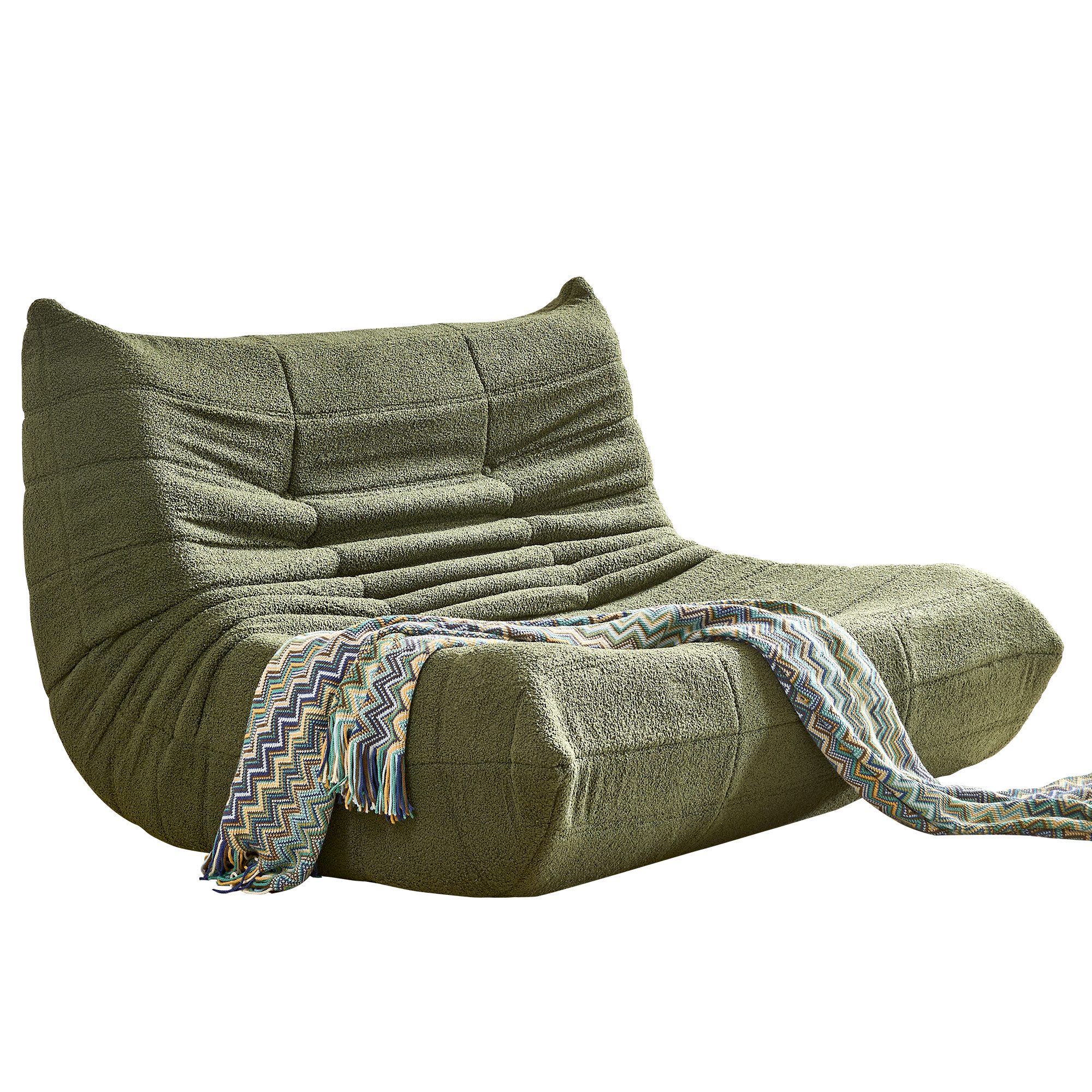 REDOM Sitzsack 2-Sitzer Lazy-Sofa (Teddy-Samt Sofa günstig online kaufen