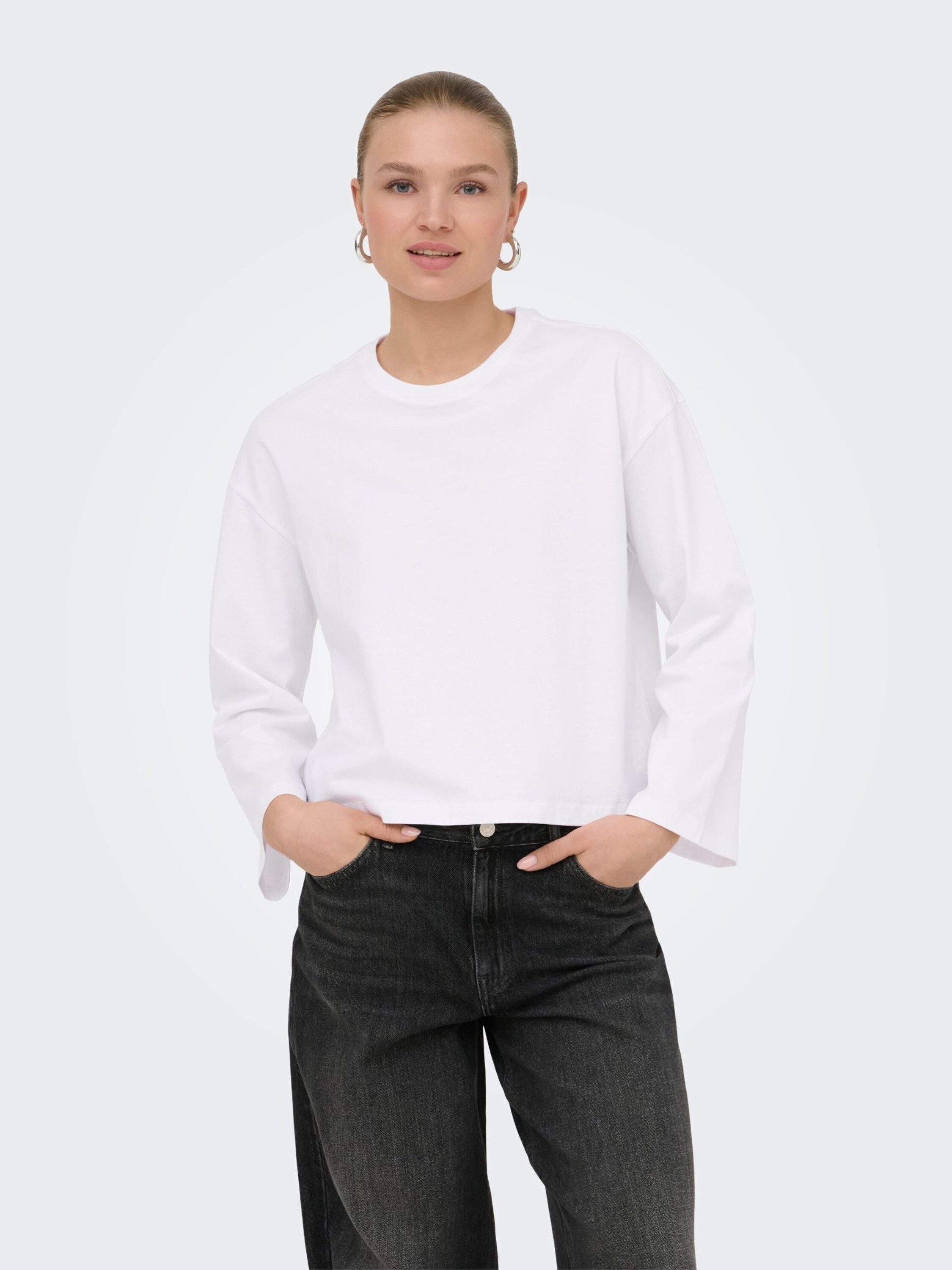 ONLY Langarmshirt ONLFreja (1-tlg) Plain/ohne Details