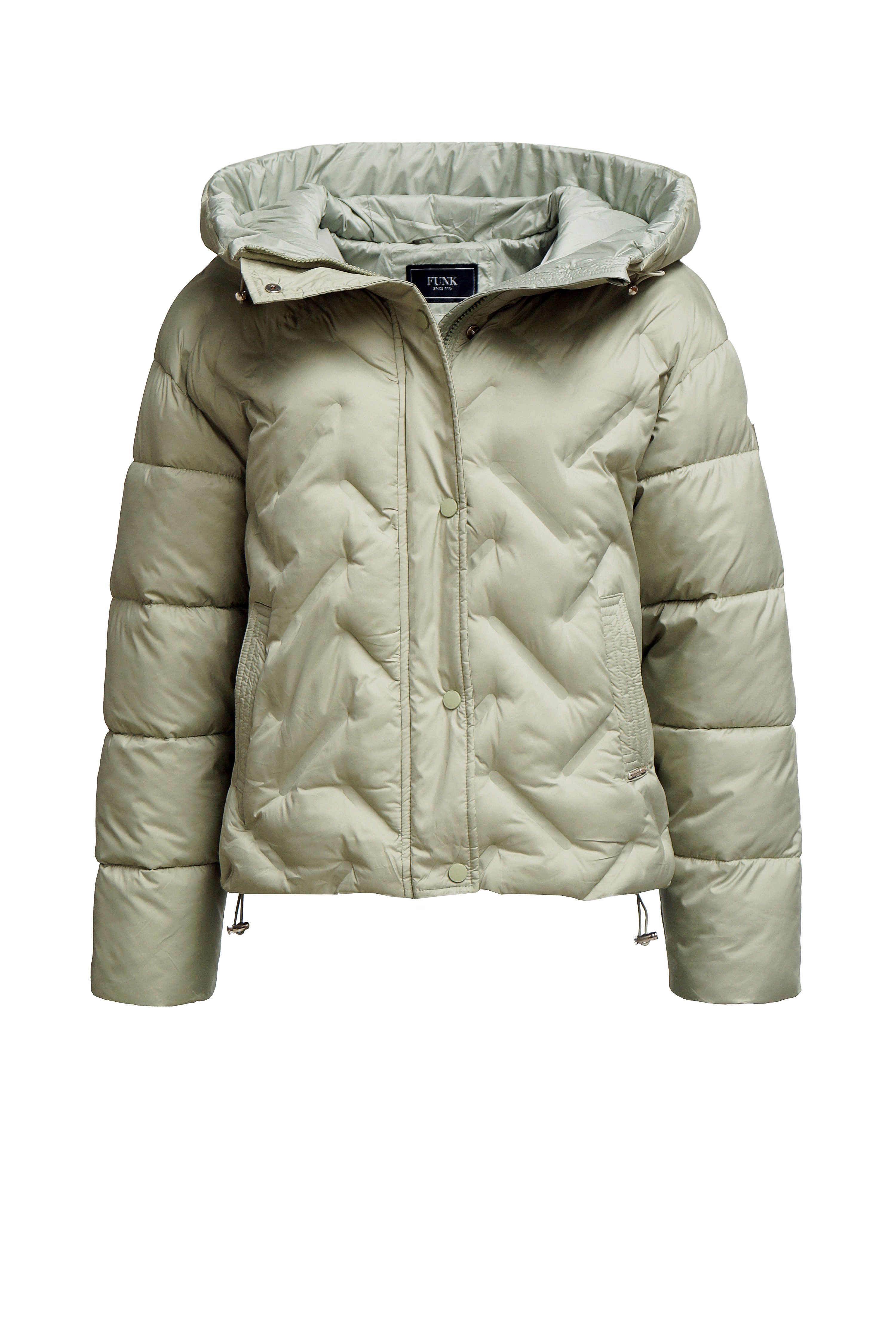 FUNK since 1776 Steppjacke kurz mit Kapuze und stylischem Steppdesign günstig online kaufen