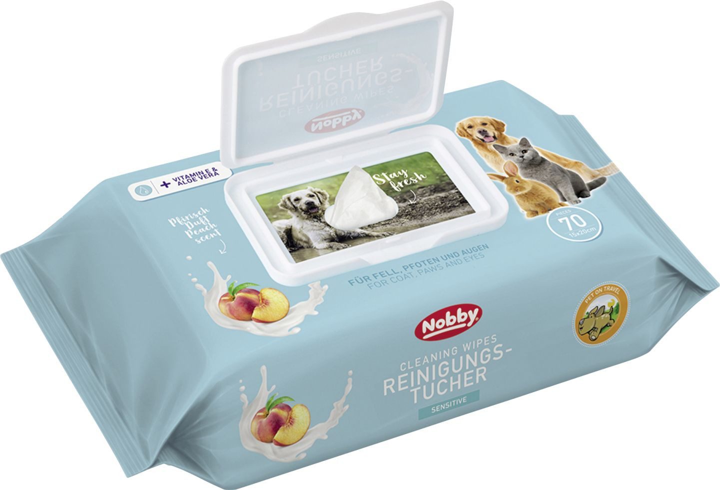 Nobby Hundehandtuch Nobby Universal Reinigungstuch 70 Tücher je günstig online kaufen