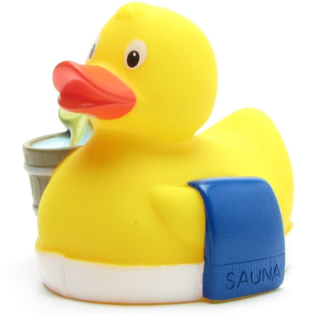 Quietscheente Sauna Badespielzeug Badeente Duckshop