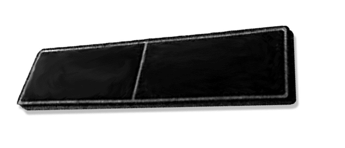 keenberk Aktivkohlefilter Ersatz für DKF 18 - passend für Miele Umlufthauben - 43x10x2 cm