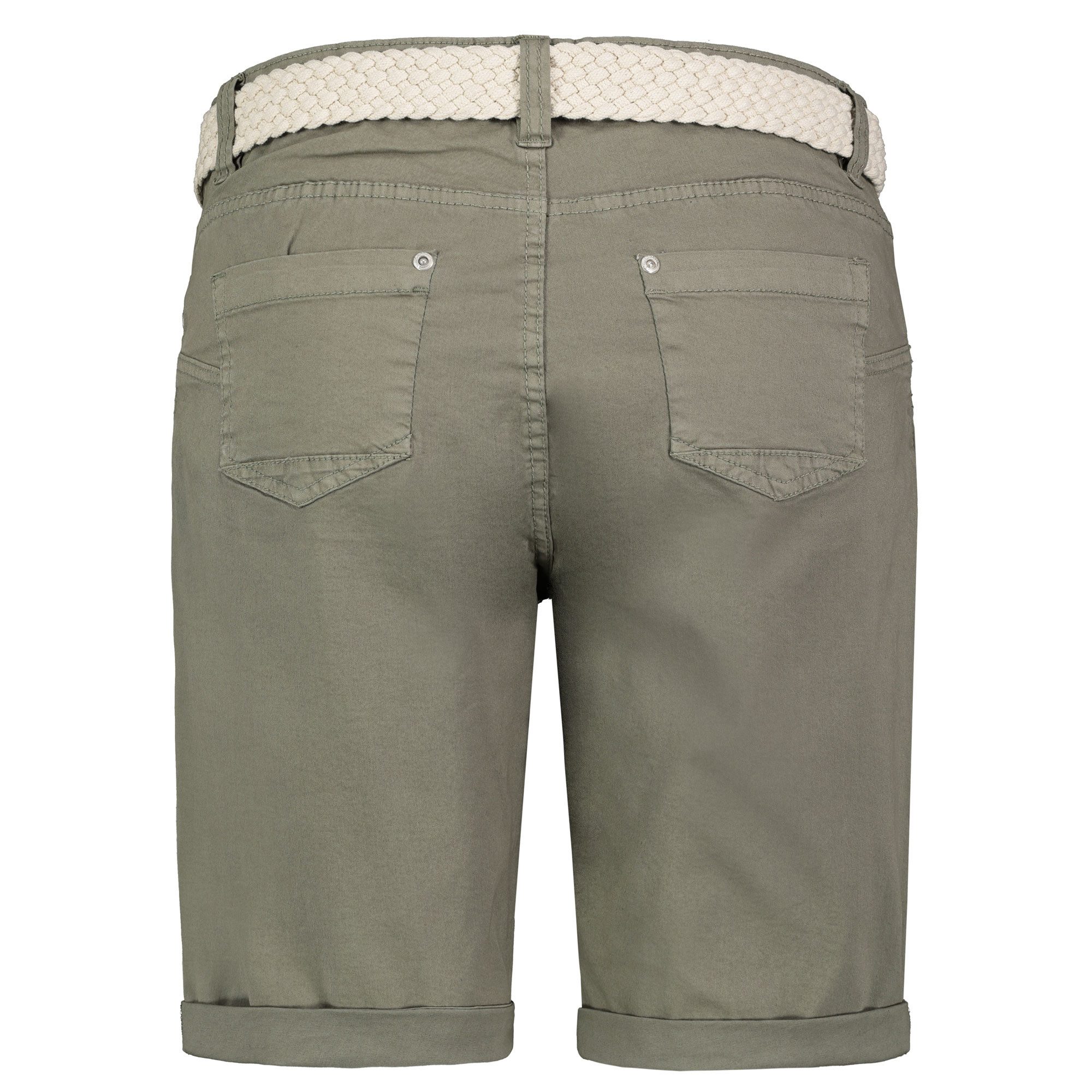 SUBLEVEL Shorts Damen Bermudas kurze Hose Baumwolle Jeans Sommer Chino Stoff Dehnbar Stretch Baumwolle