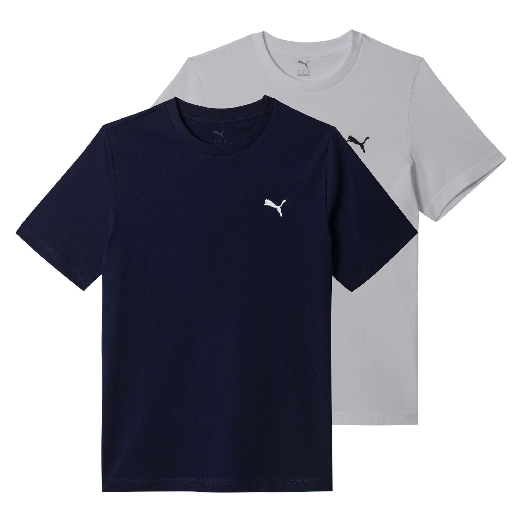 PUMA T-Shirt Puma Herren T-Shirt 2er-Pack Ess Logo Tee M 692313