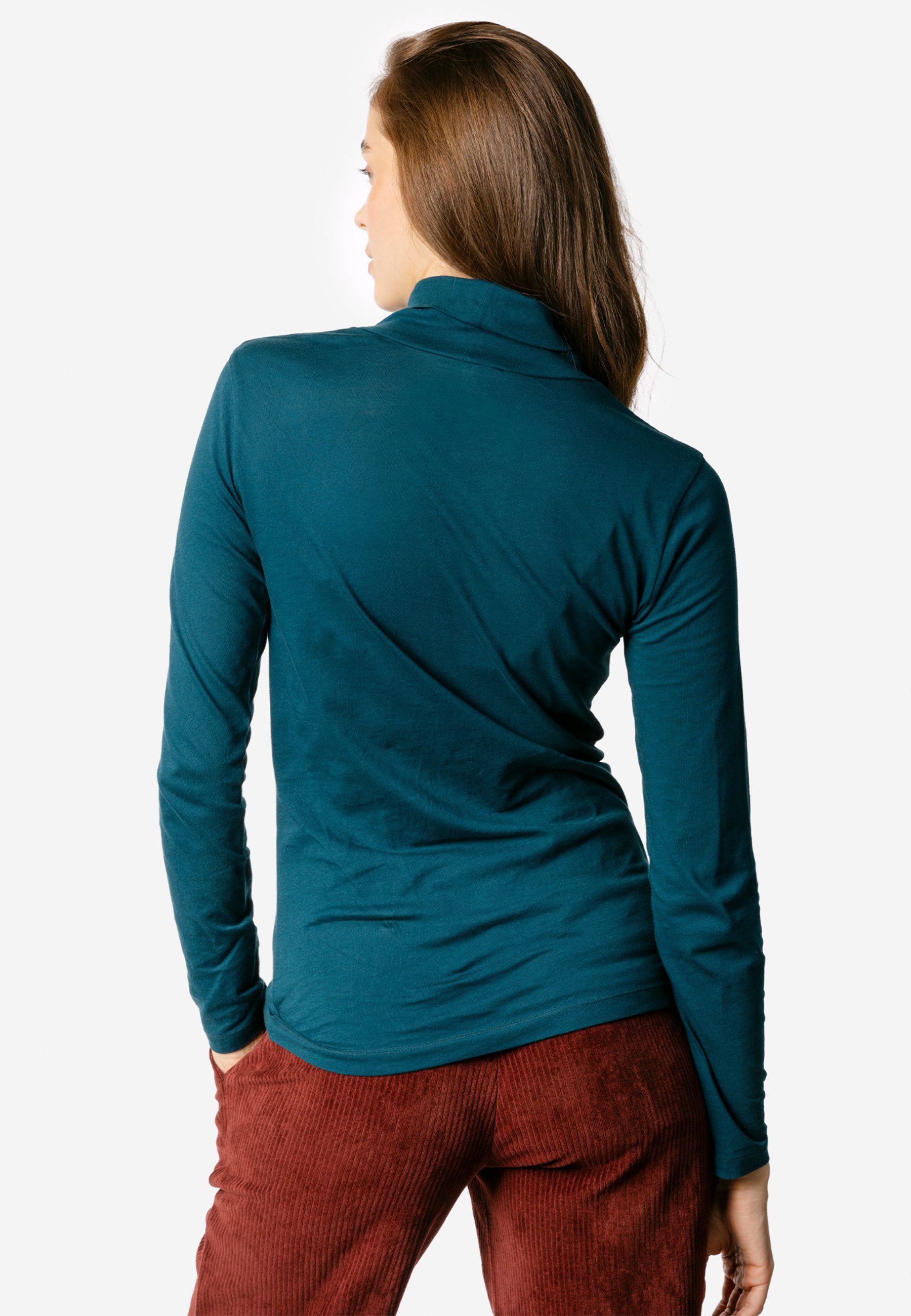 LIVING CRAFTS Rollkragenpullover NIA GOTS zertifiziert – Bild 4 von 5