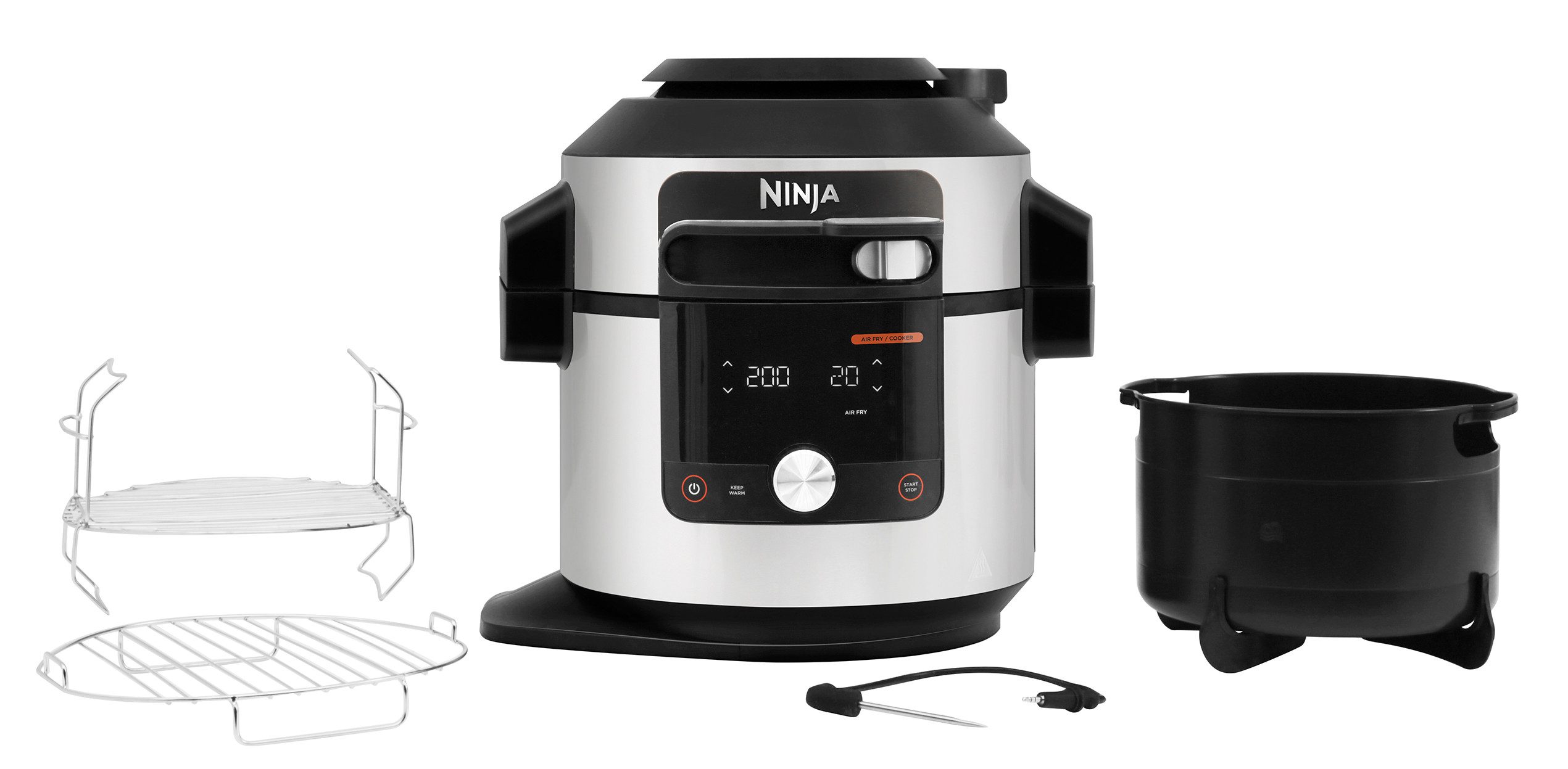 NINJA Multikocher Foodi MAX 14-in-1 SmartLid Multikocher OL750EU, 1760 W, 7,5 l Schüssel – Bild 2 von 5
