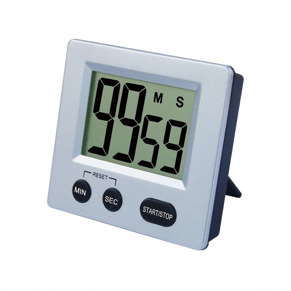 POPOLIC Küchentimer Küchentimer, 85 x 77 x 21 mm, mit Minuten-/Sekunden-Taste