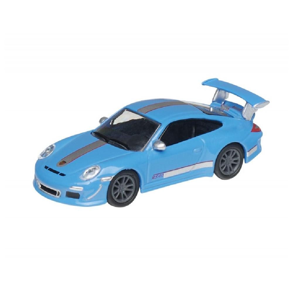 Schuco Modellbausatz Porsche 911 GT3 RS (997) Hellblau / 1:87, Maßstab 1:87