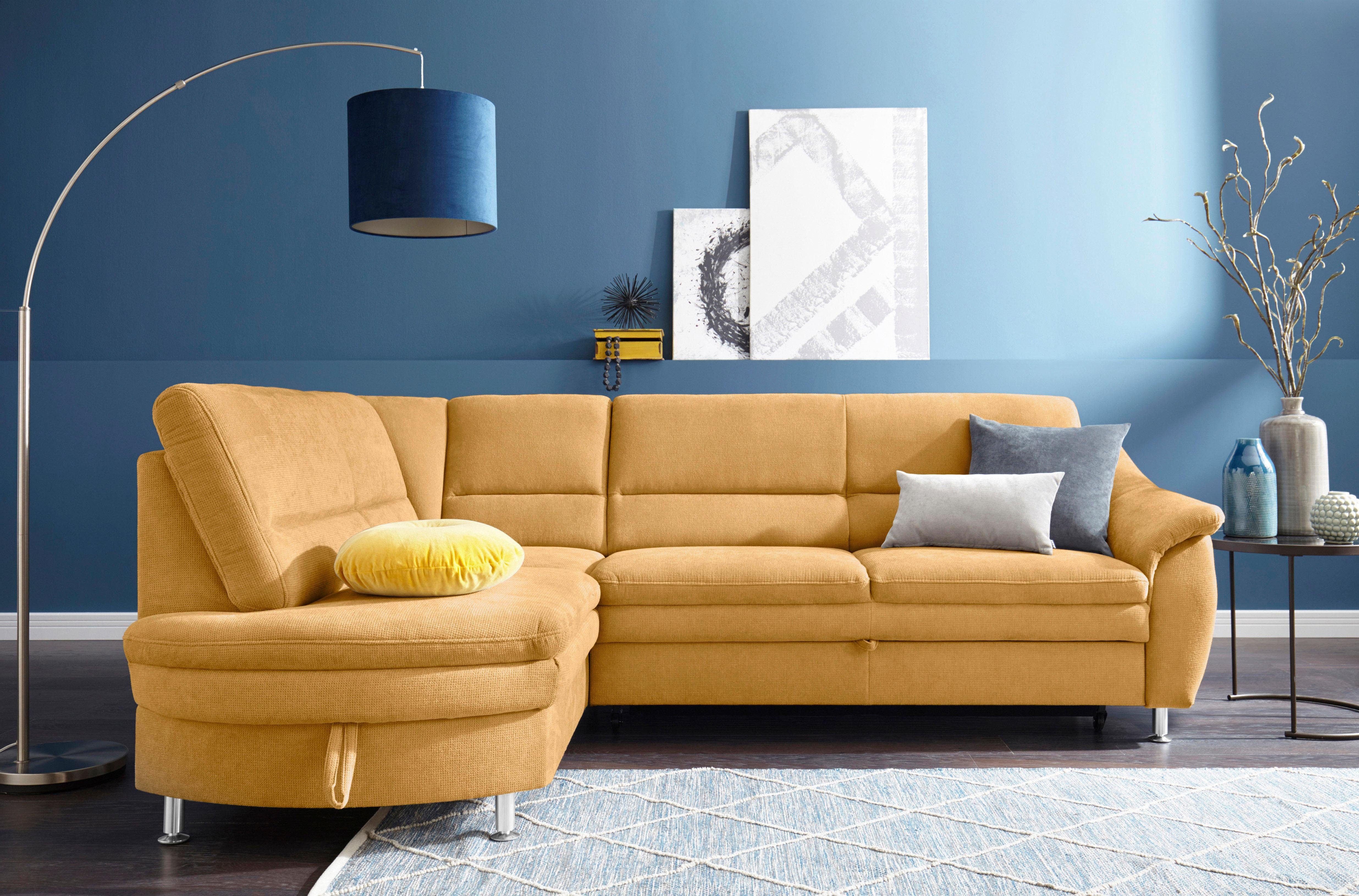 sit&more Ecksofa Cardoso L-Form, mit Federkern, günstig online kaufen