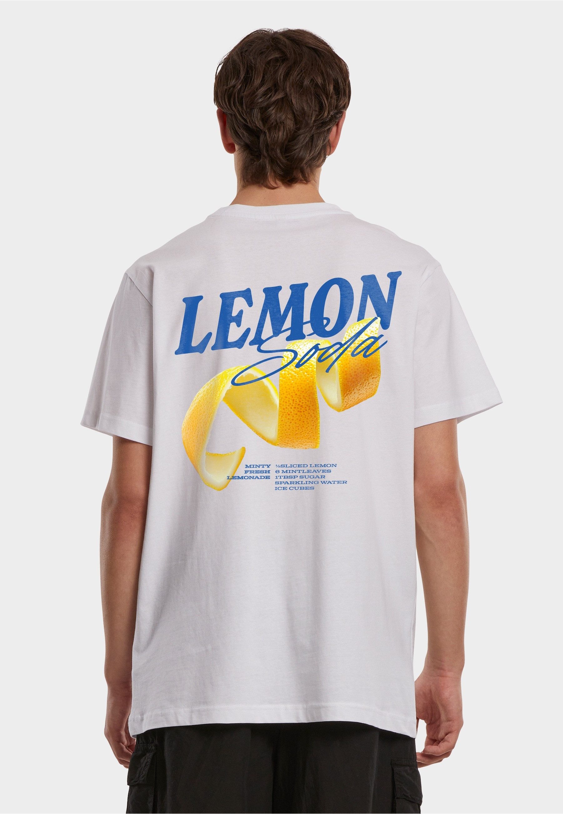 MisterTee T-Shirt MisterTee Lemon Soda Tee (1-tlg) – Bild 4 von 4