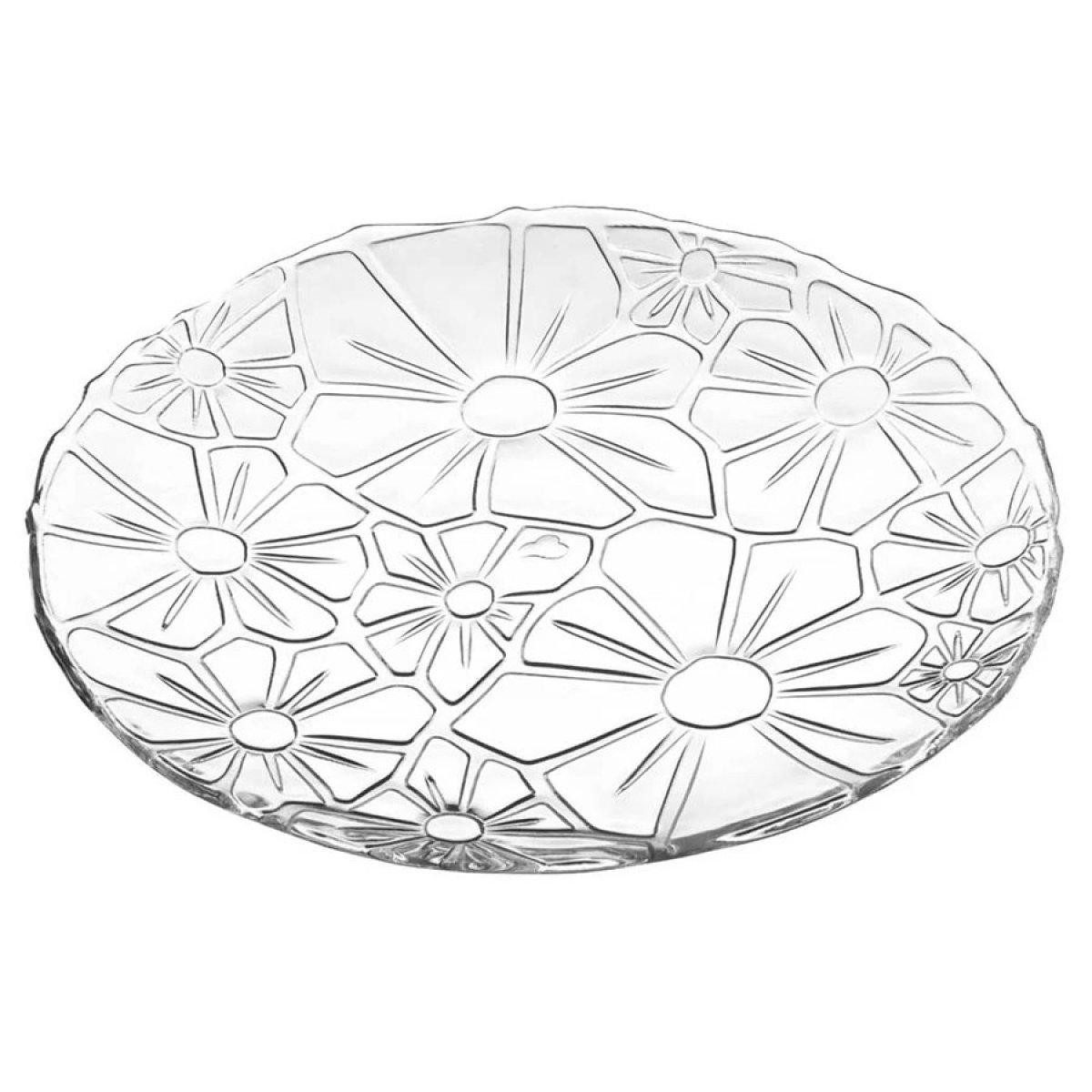 LEONARDO Servierplatte Leonardo Teller Giorno Transparent (27cm)