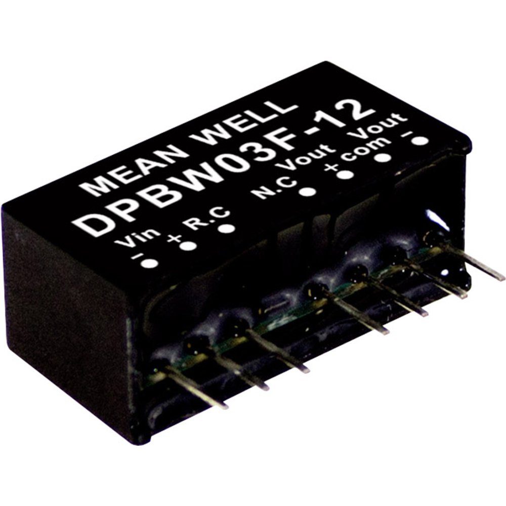 MeanWell Spannungswandler MEAN WELL DPBW03F-05 DC/DC-Wandlermodul 300 mA 3 W Anzahl Ausgänge:, (DPBW03F-05)