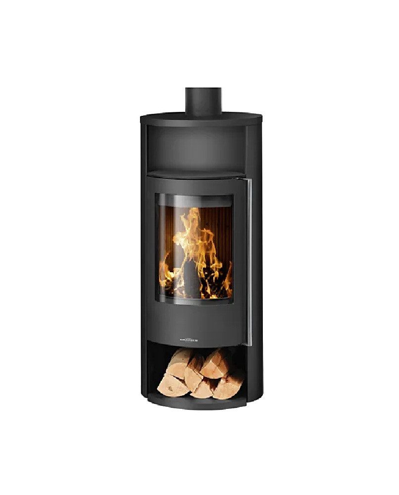 Oranier Kaminofen Oranier Kaminofen Polar Neo 4 Stahl Schwarz 5 kW Höhe 113 cm 555411