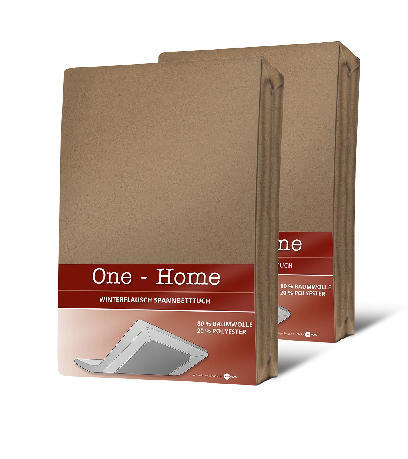 One Home Spannbettlaken Winter, Baumwolle, Gummizug: rundum, (2 Stück), kus günstig online kaufen