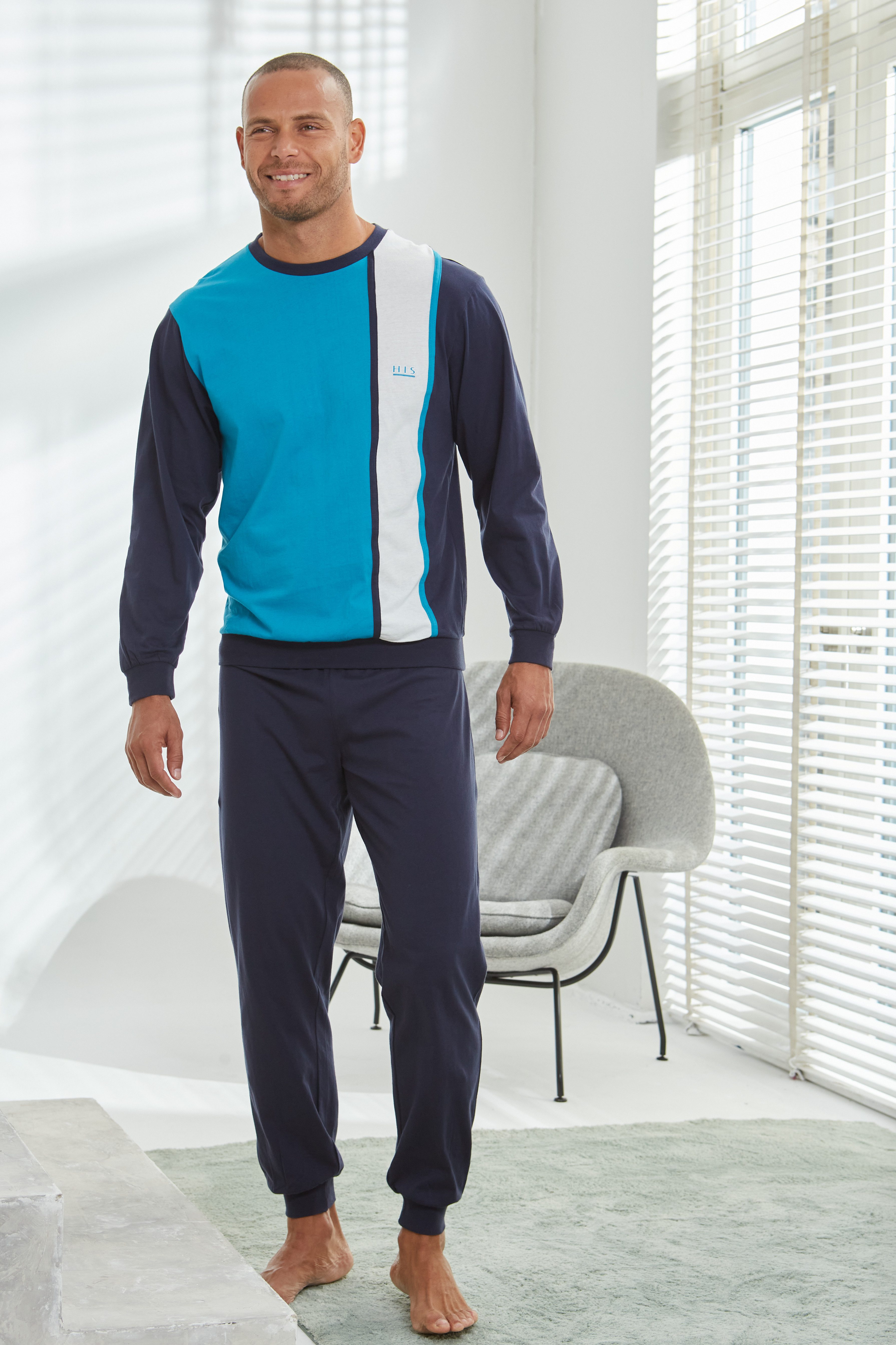 Pyjama Schlafanzug für Herren