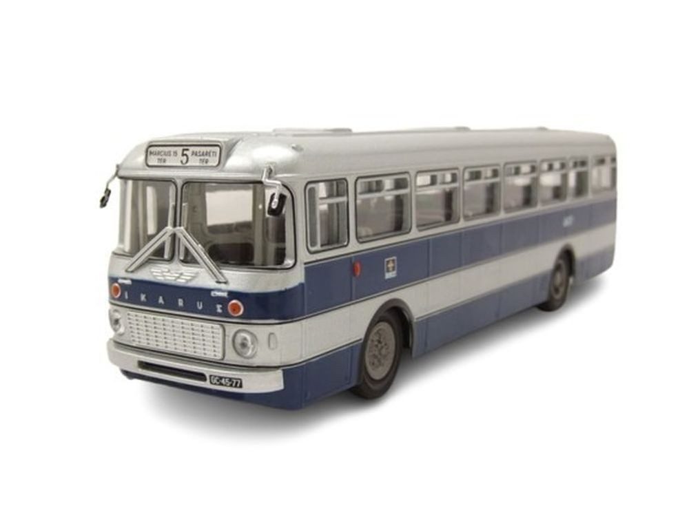 Premium ClassiXXs Modellauto Ikarus 556 Bus BKV Budapest 1965 silber blau, Maßstab 1:43