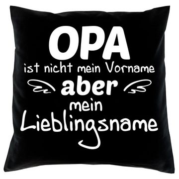 Dekokissen Kissen Opa Lieblingsname & Sprüche Socken Sleep, Geschenke für Großvater Geschenkidee