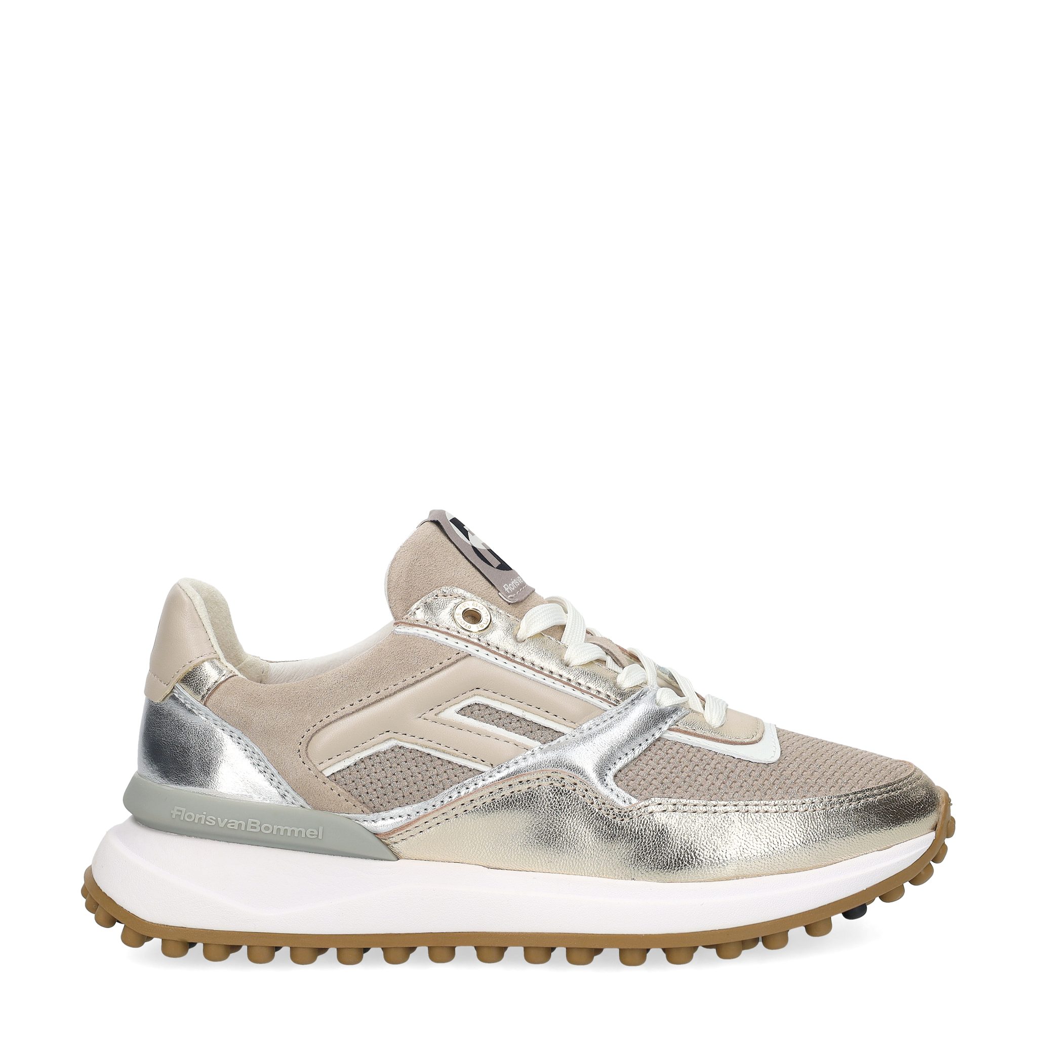 Floris van Bommel Floris van Bommel Noppi, Sneaker, Gold, Damen Sneaker