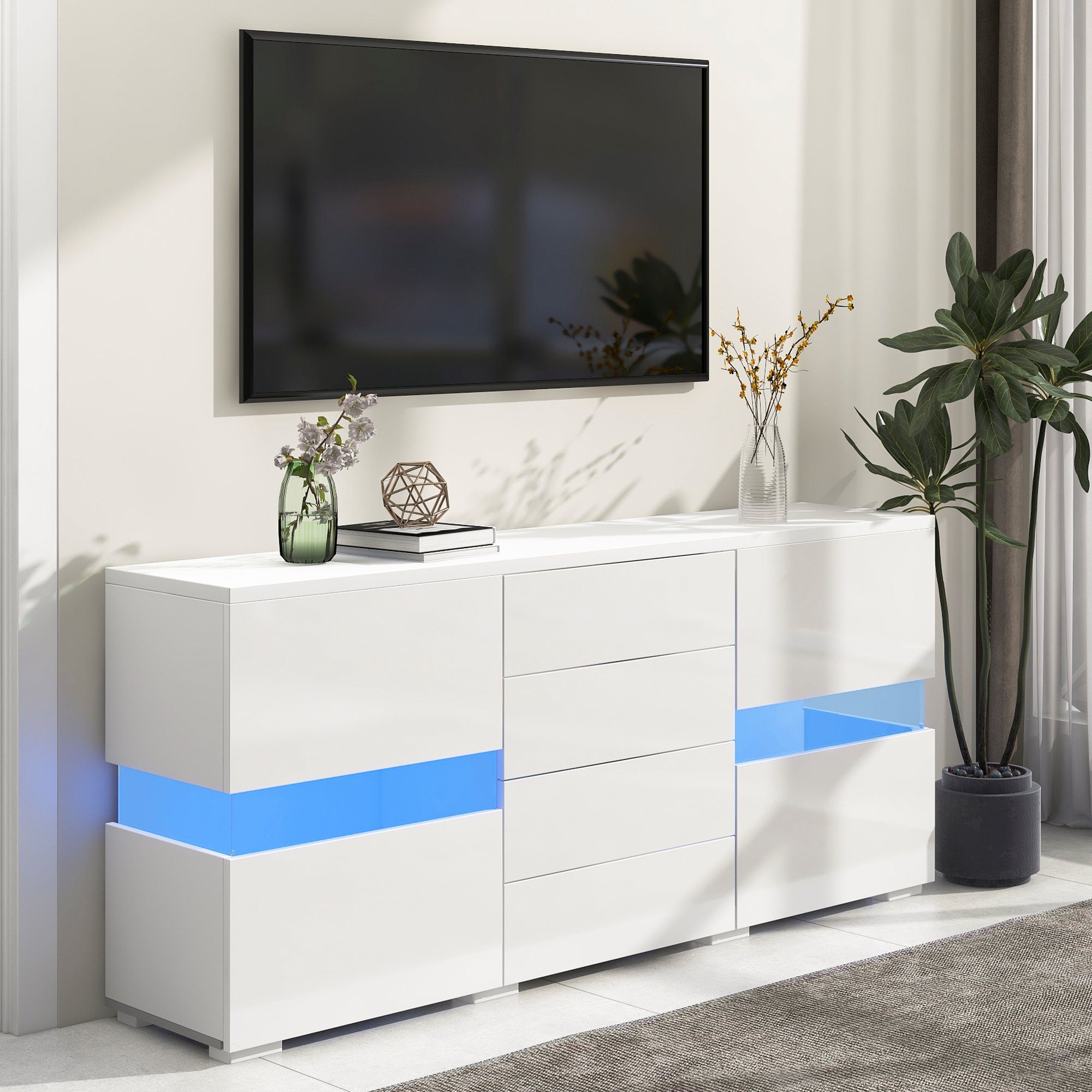 Der Wohnzimmerschrank mit Sideboard: Stilvolle Ordnung für Ihr Zuhause