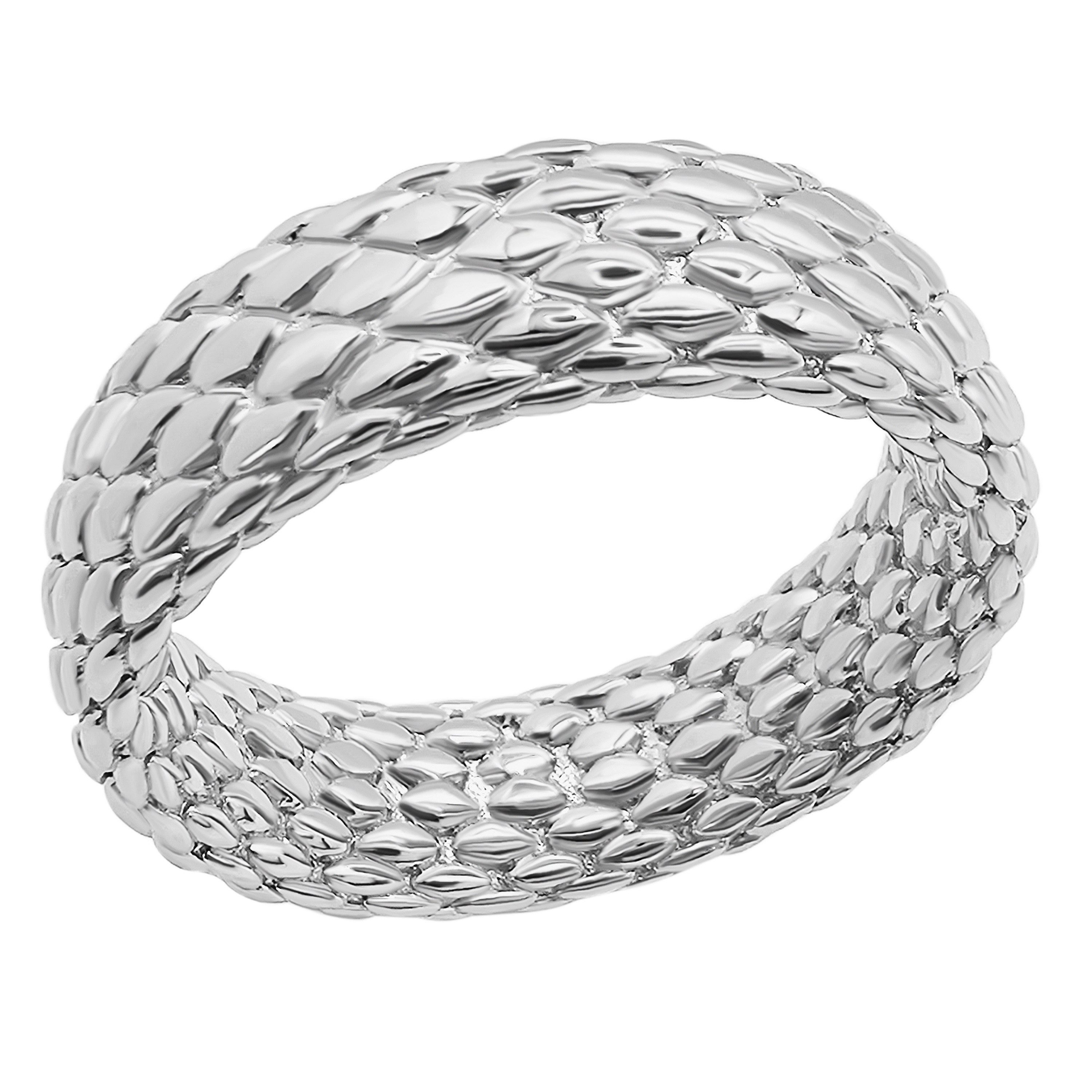 Firetti Fingerring Schmuck Geschenk Silber 925 Damenring Ring Milanaise