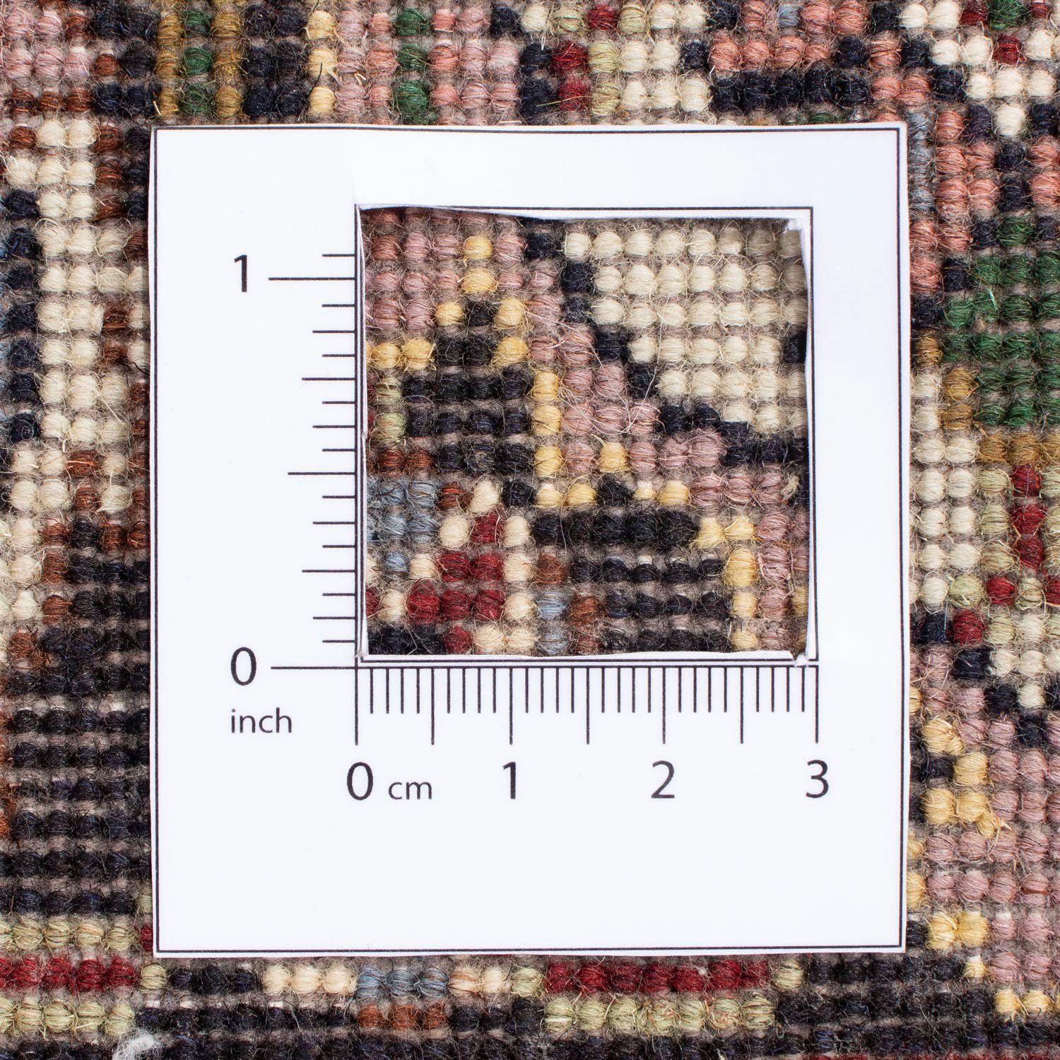 349 Nain Wollteppich 248 morgenland, Zertifikat Medaillon cm, 10 rechteckig, mit Höhe: Unikat x Rosso mm, scuro
