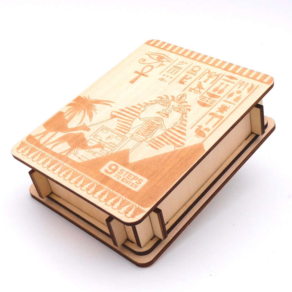 Bartl Spiel TRICKKISTE SPHINX SECRET - interessante, schwierige Escape Box, Cluebox, Holzspiel