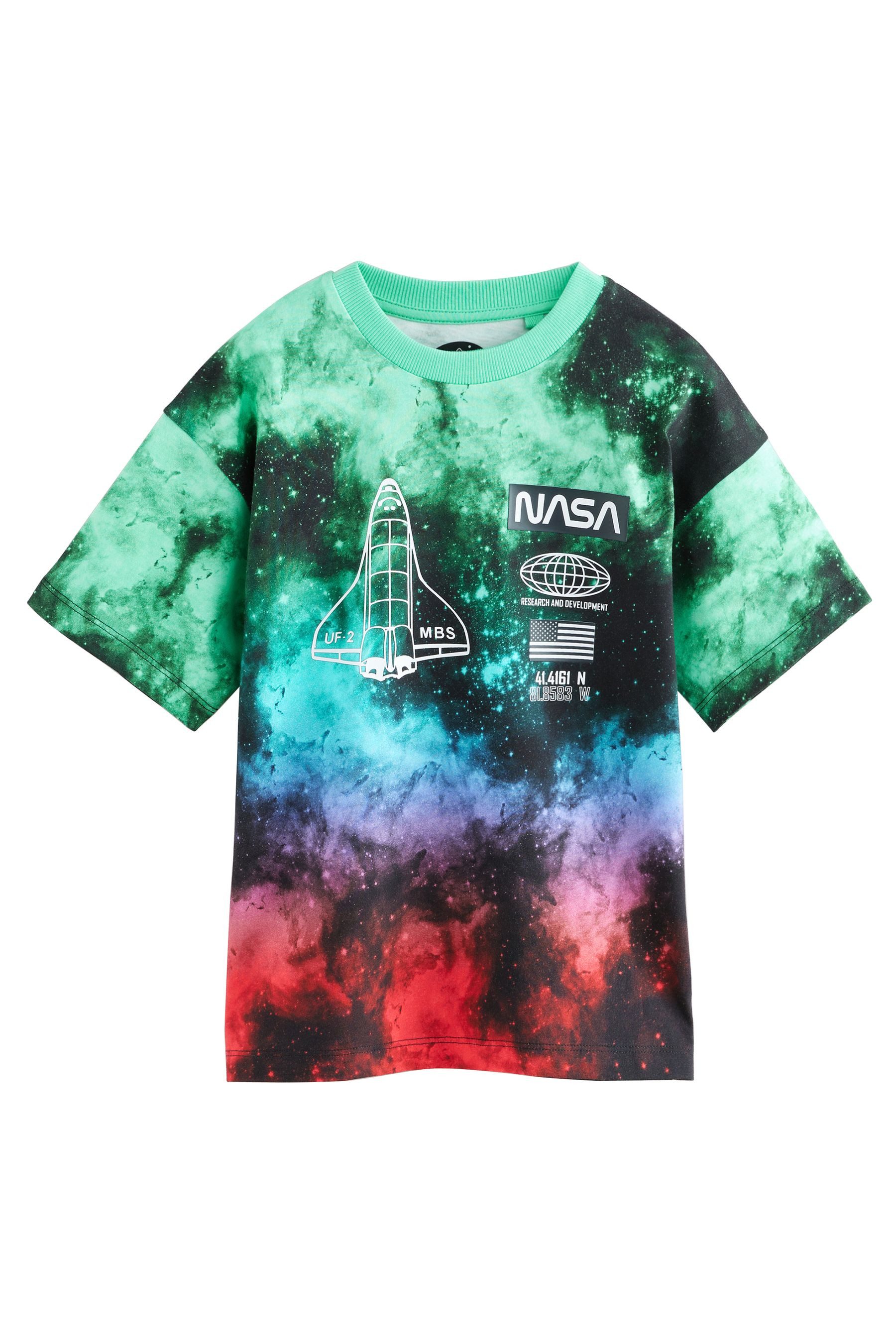 Next T-Shirt Offizielles NASA T-Shirt aus 100 % Baumwolle (1-tlg)