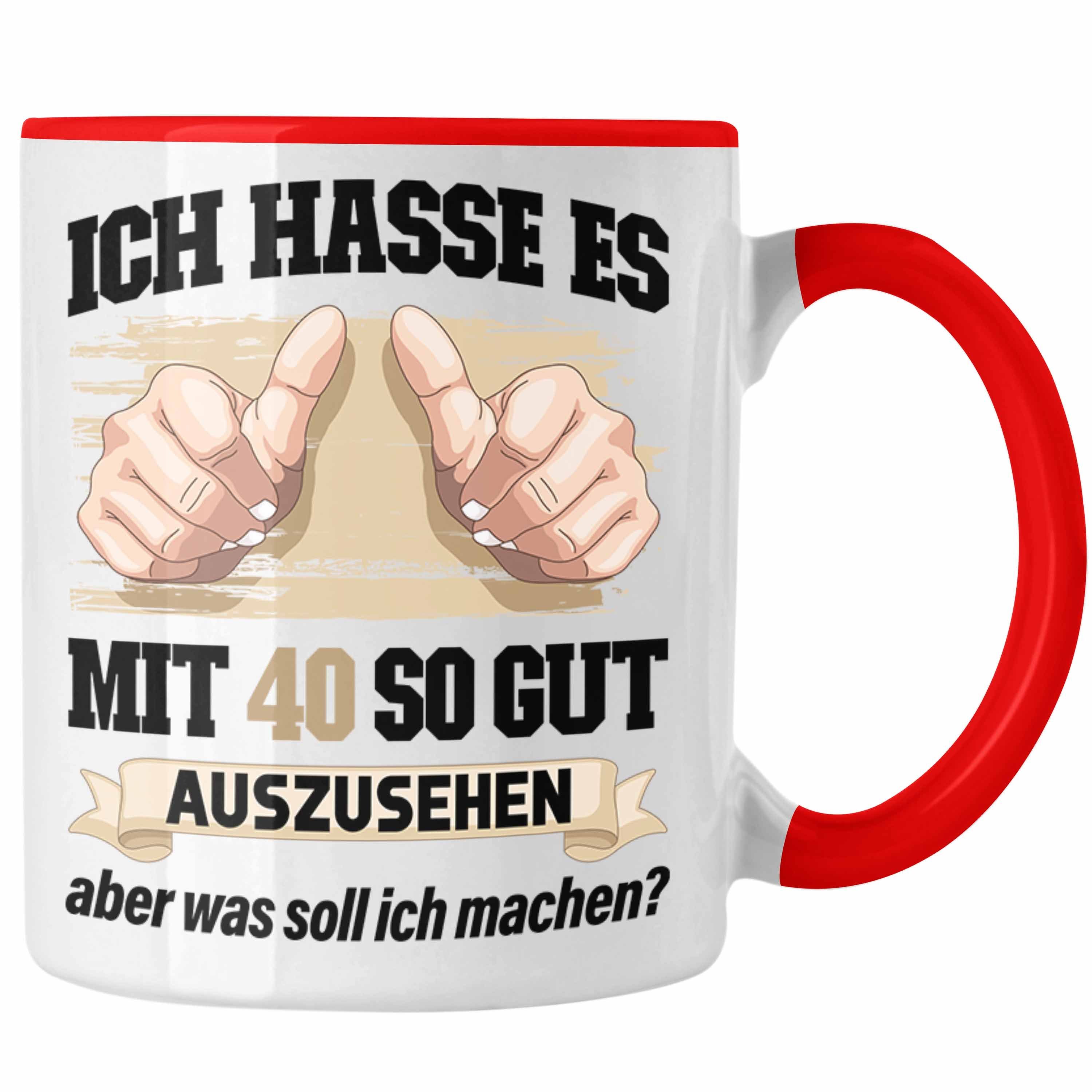 Trendation Tasse Trendation - 40. Geburtstag Tasse Frau Männer Geschenk 40er Geschenkidee 40 Mutter Vater Mann Frauen Lustig Geschenke Deko