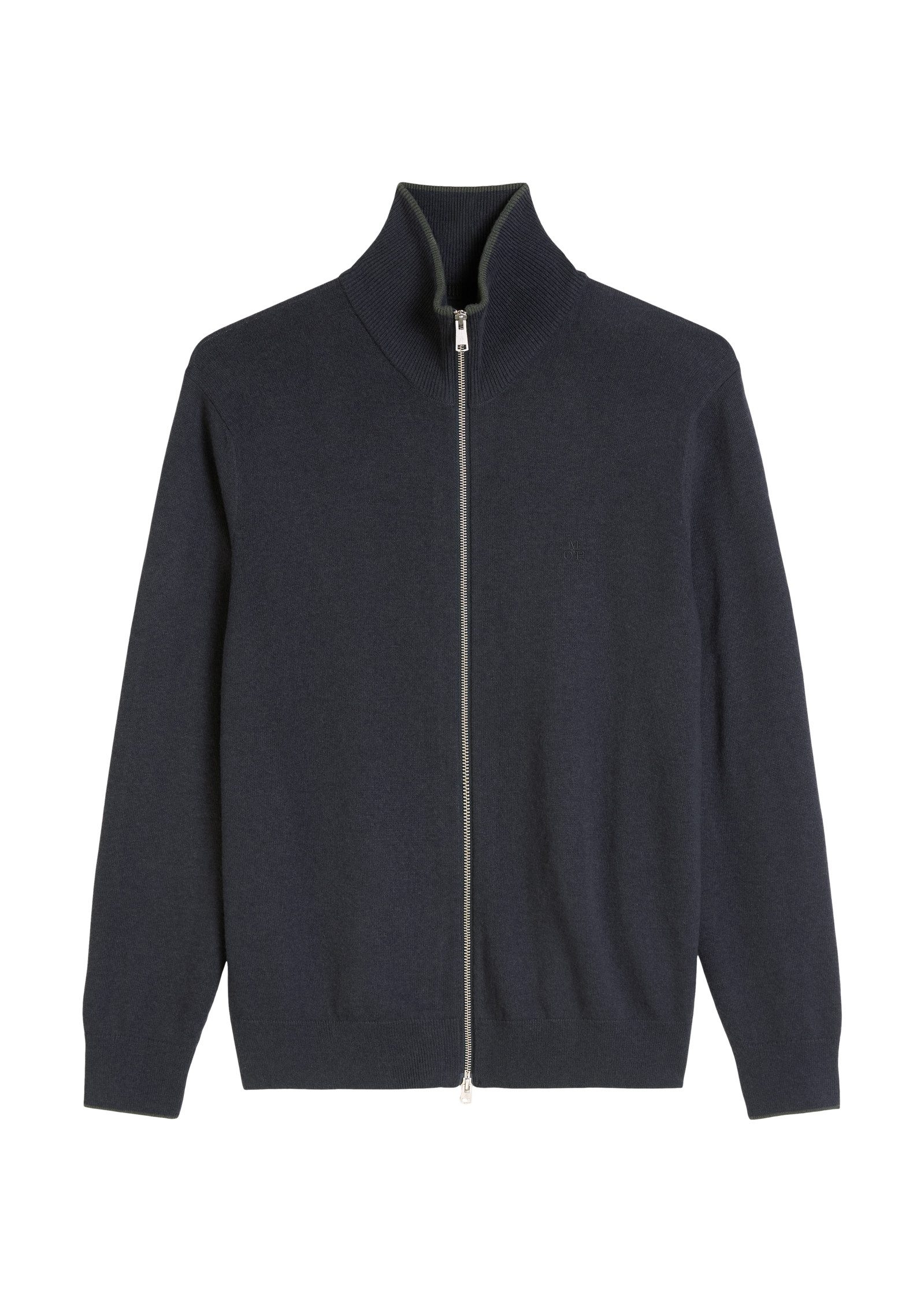 Cardigan aus Bio-Baumwoll-Schurwoll-Mix