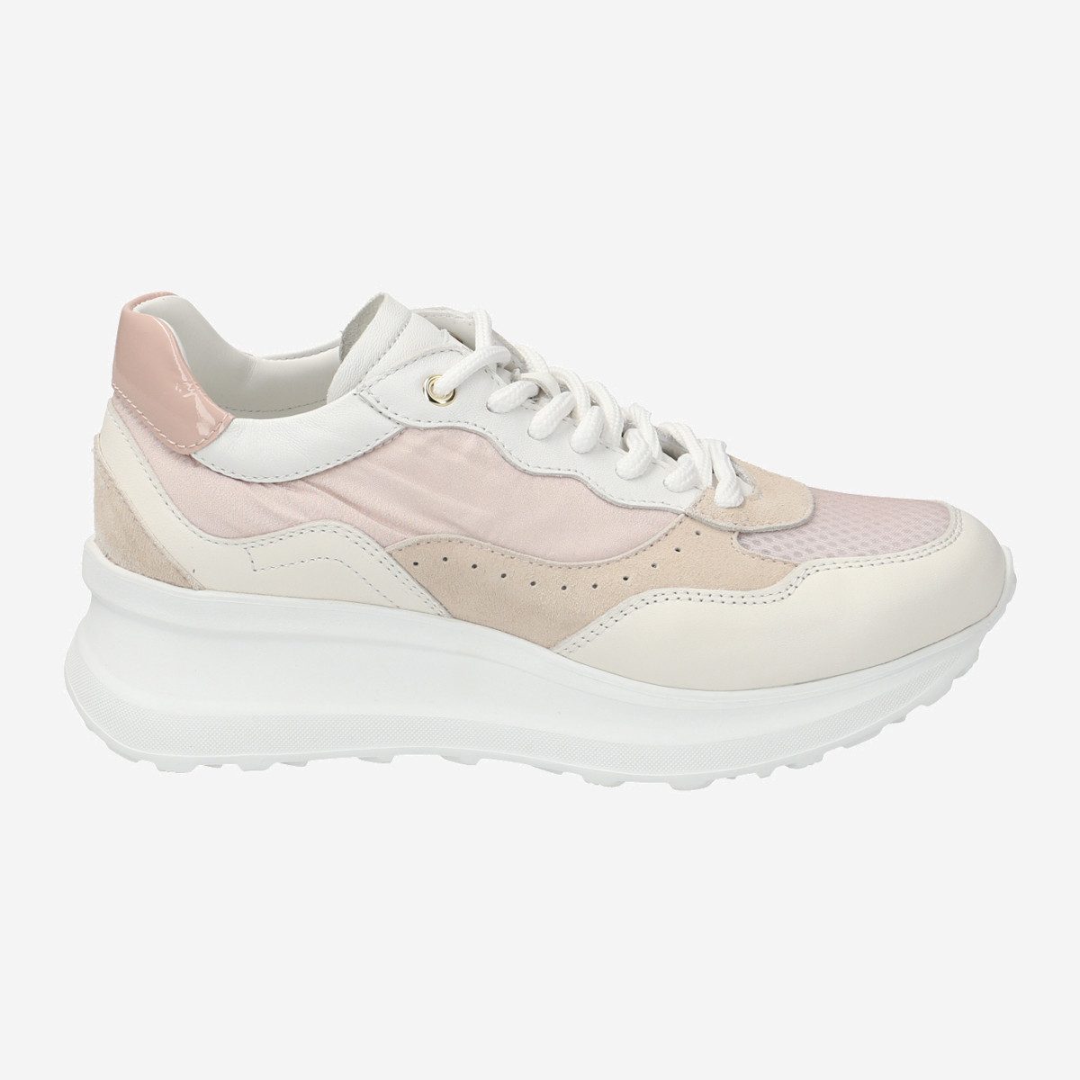 NoClaim KAETY2, Sneaker in Weiß,kombiniert für Damen Sneaker