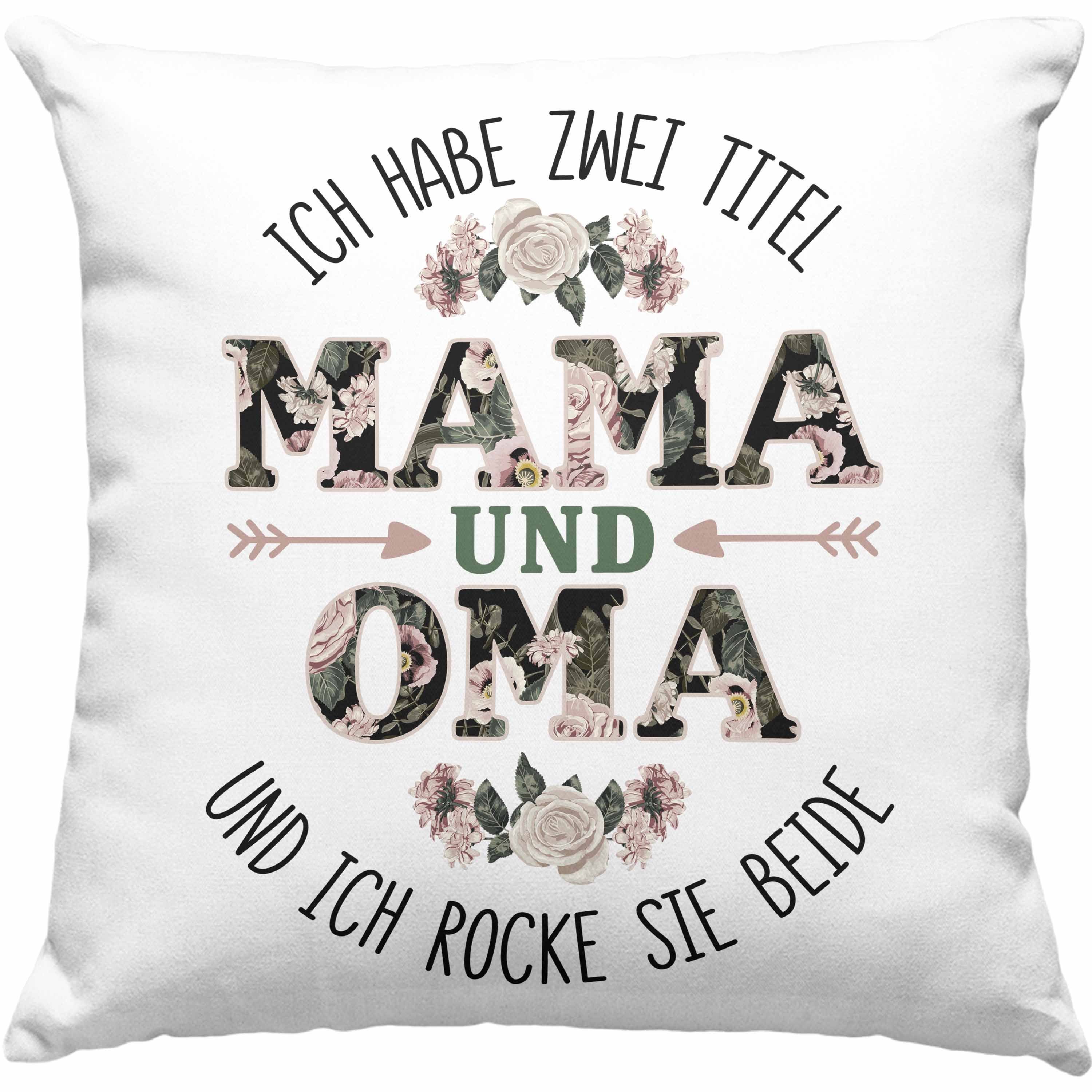 Dekokissen Trendation - Mama und Oma Kissen mit Füllung Geschenk für Oma Weihnach