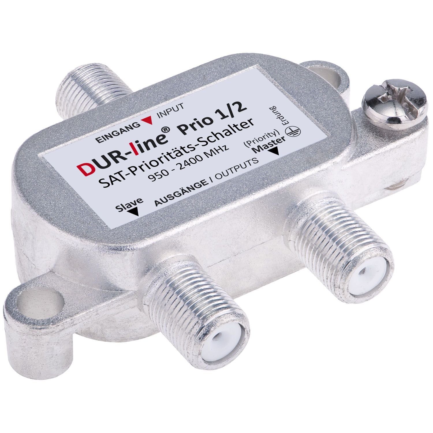 DUR-line DUR-line Prio 1/2 - SAT-Prioritäts-Schalter SAT-Kabel
