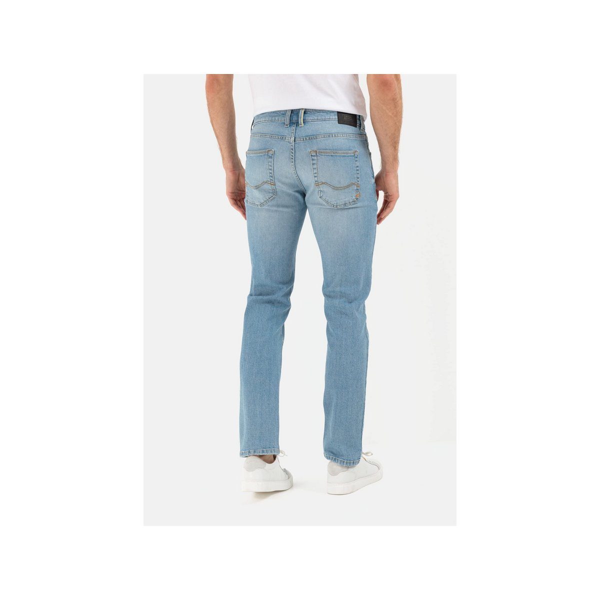 (1-tlg) 5-Pocket-Jeans active blau camel