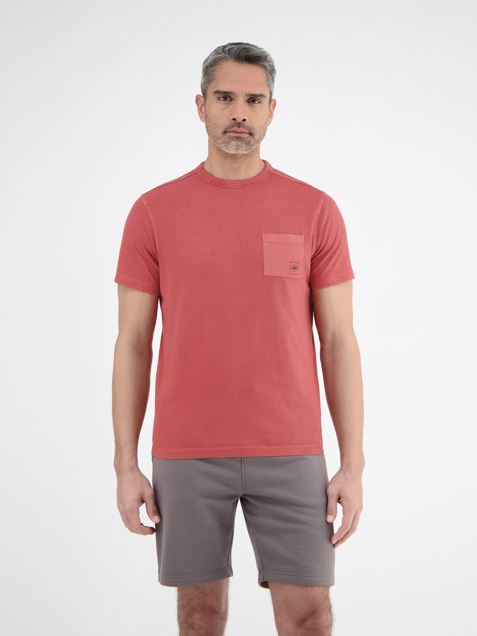 LERROS T-Shirt mit Logo Stickerei günstig online kaufen