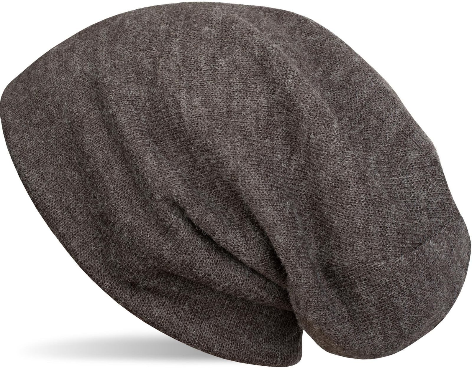 Strickmütze Feinstrick Beanie Meliert