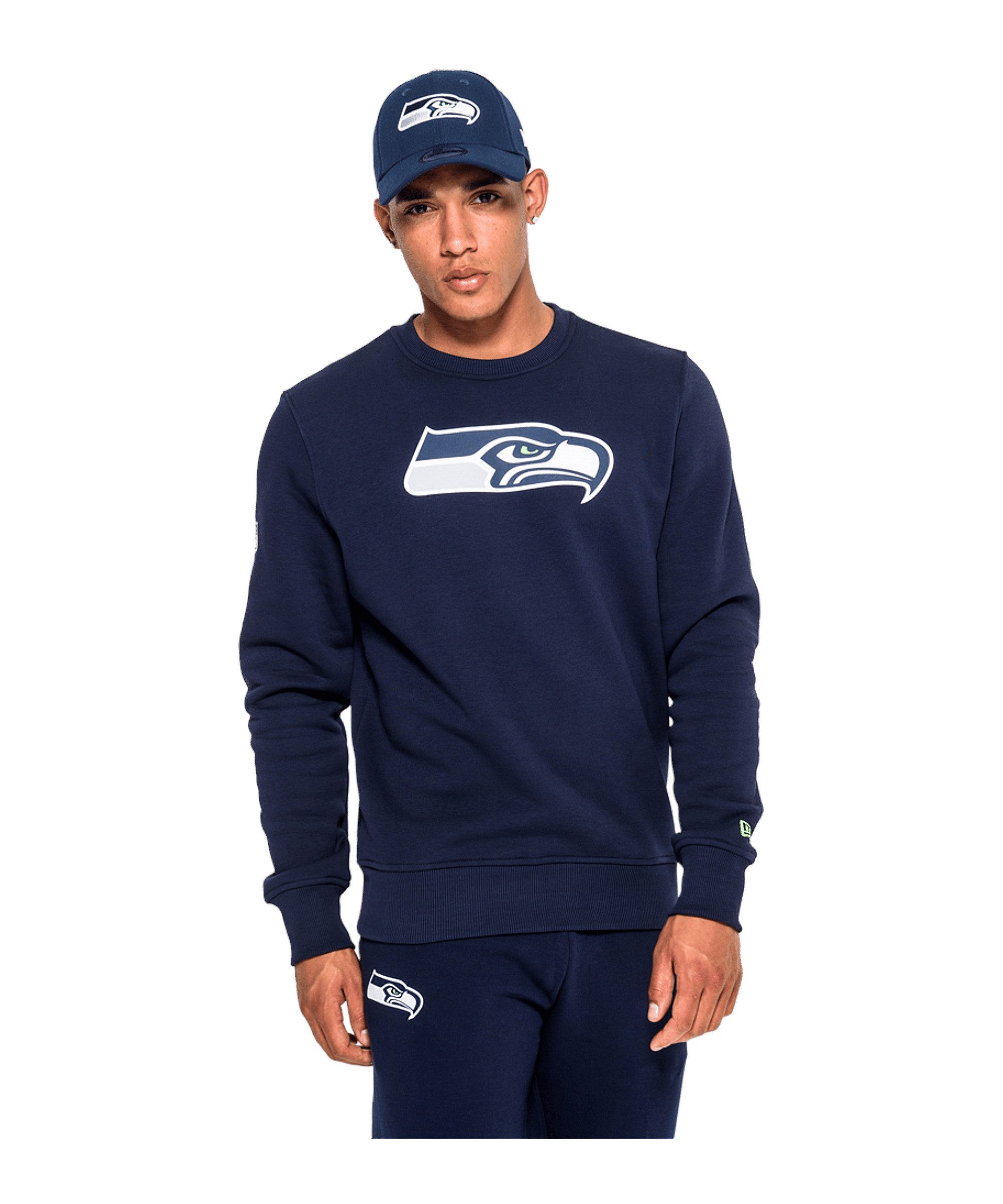 New Era Sweatshirt New Era Seattle Seahawks Logo Sweatshirt Herren Baumwoll günstig online kaufen
