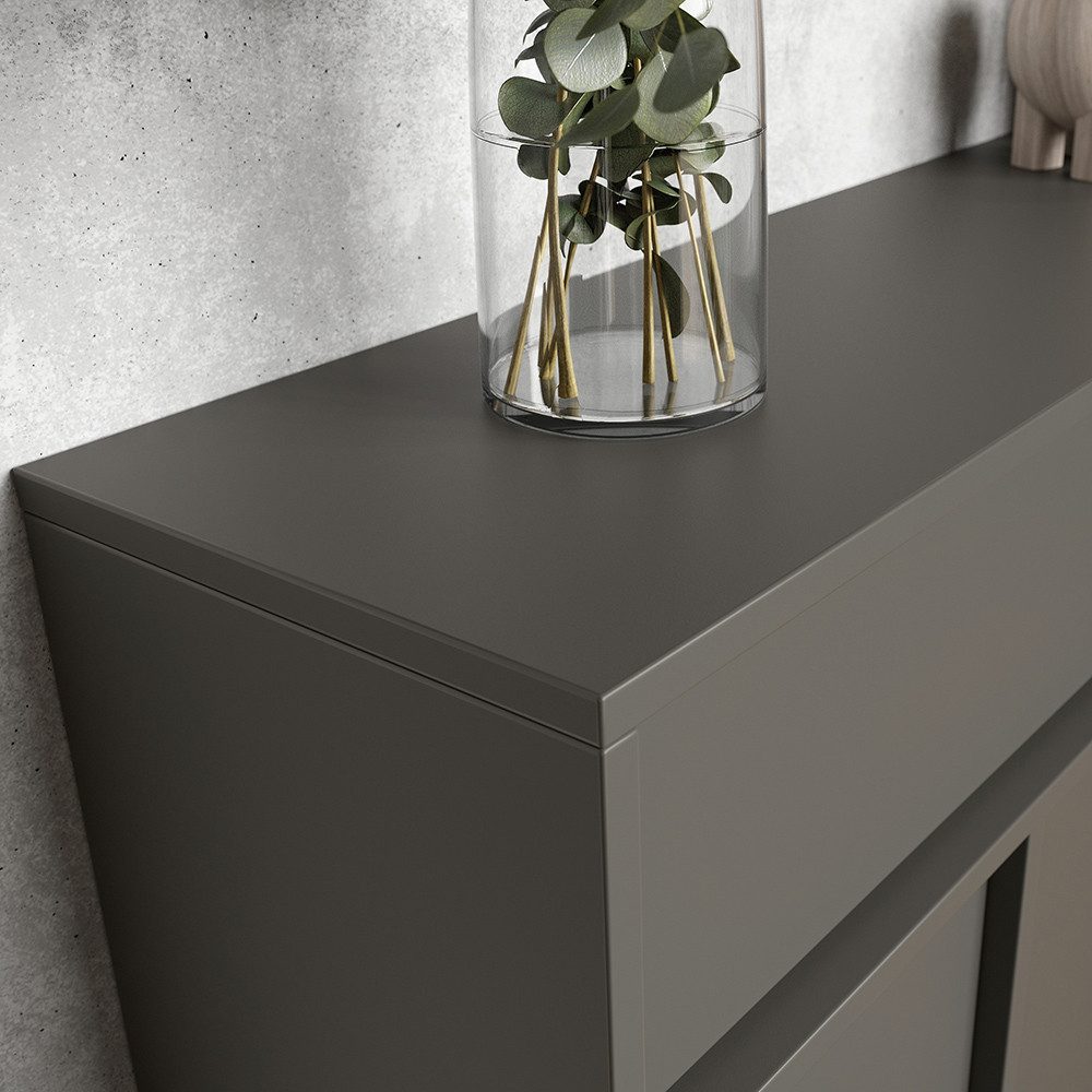 Lomadox Schuhschrank ALLOA-01 in anthrazit, 83 günstig online kaufen