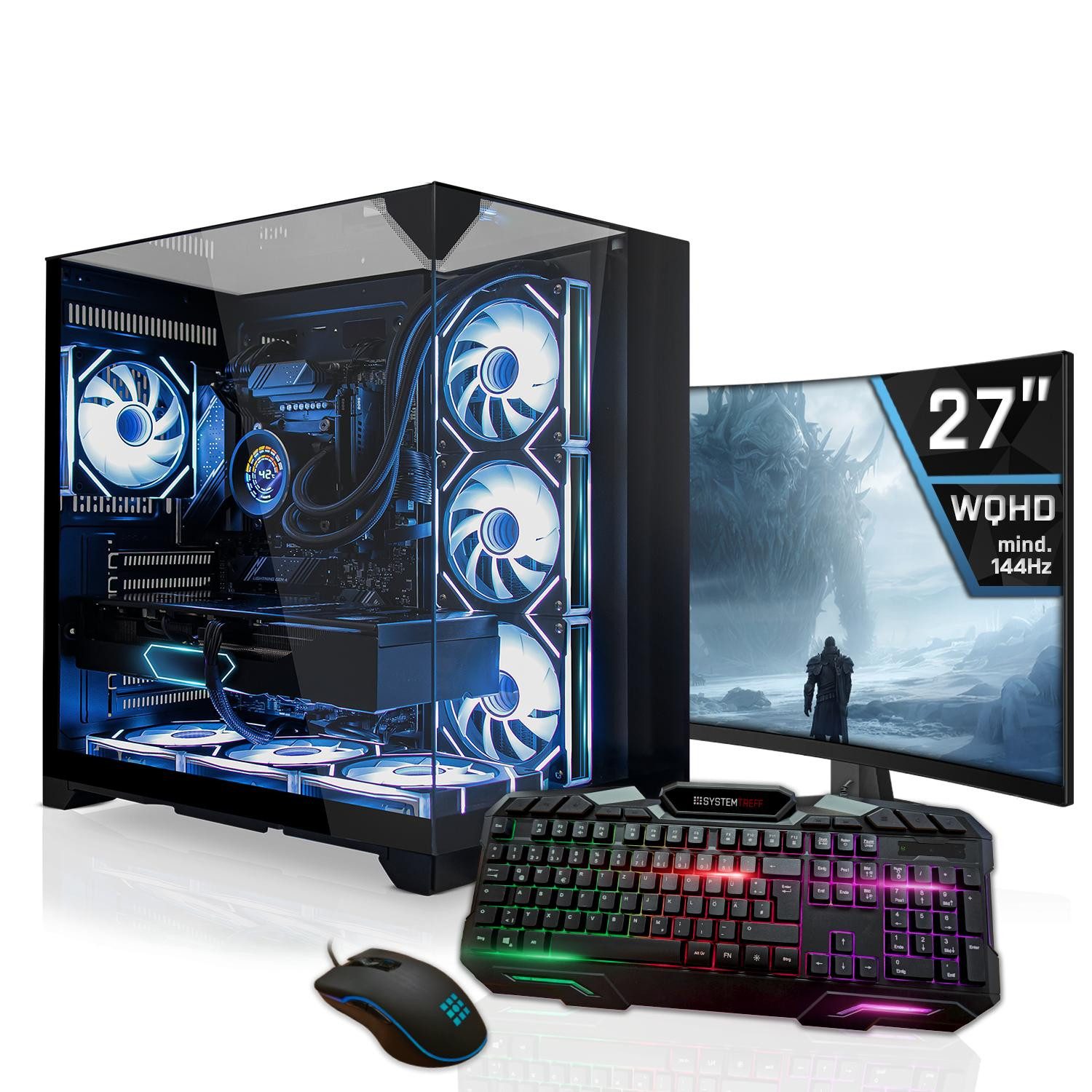 SYSTEMTREFF Intel Core i9-13900KF mit Nvidia GeForce RTX 5080 16GB Gaming-PC-Komplettsystem (27", Intel 13900KF 13900KF, Nvidia GeForce RTX 5080, 32 GB RAM, 2000 GB SSD)
