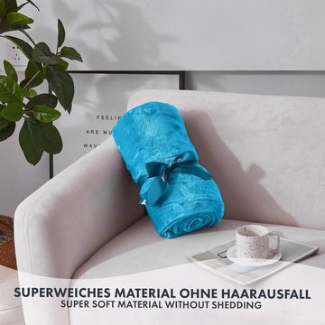 Wohndecke Grace, aus flauschigem Flanell, verschiedene Größen und Farben, Karat